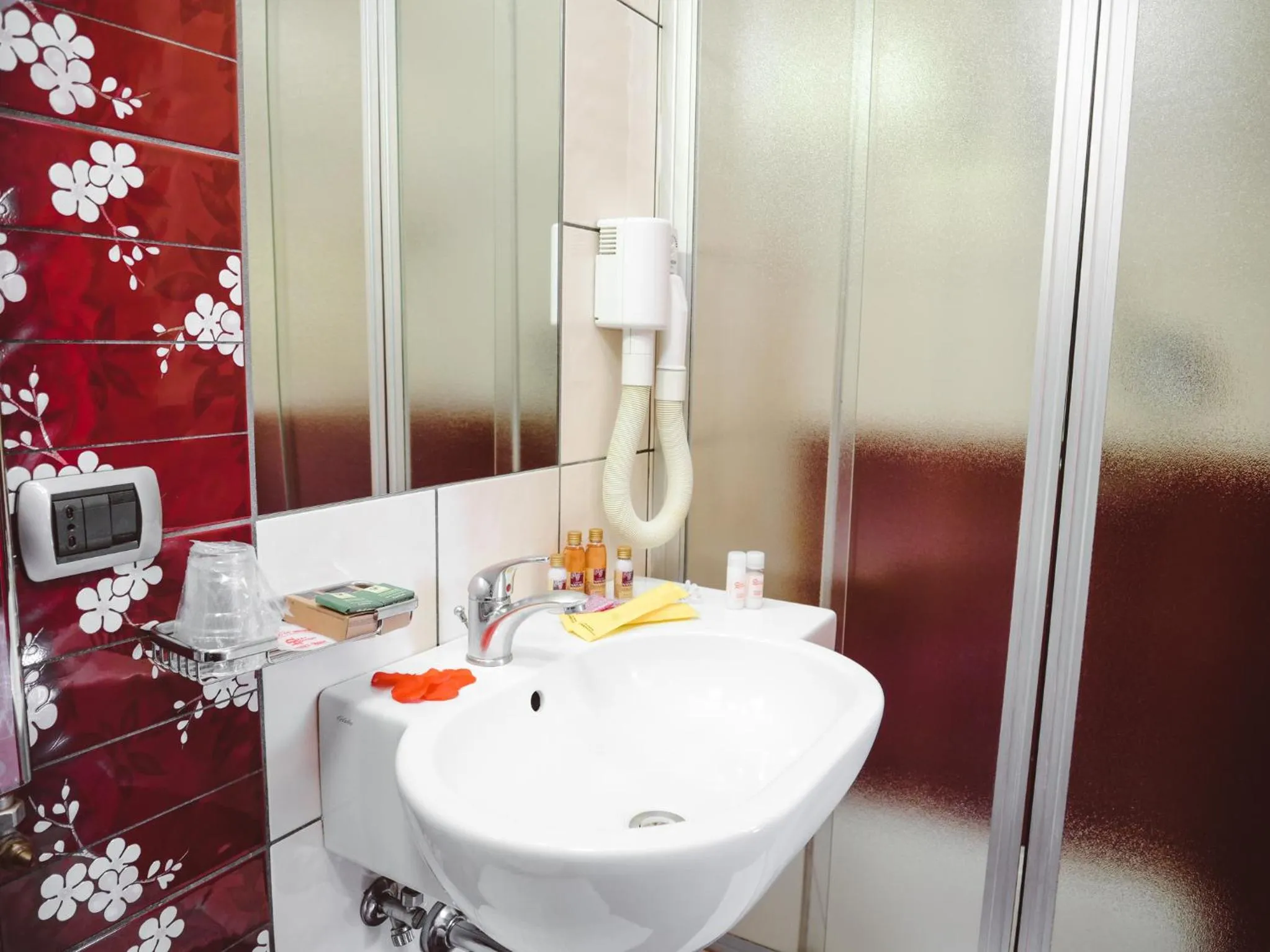 Shower in Hotel Diana