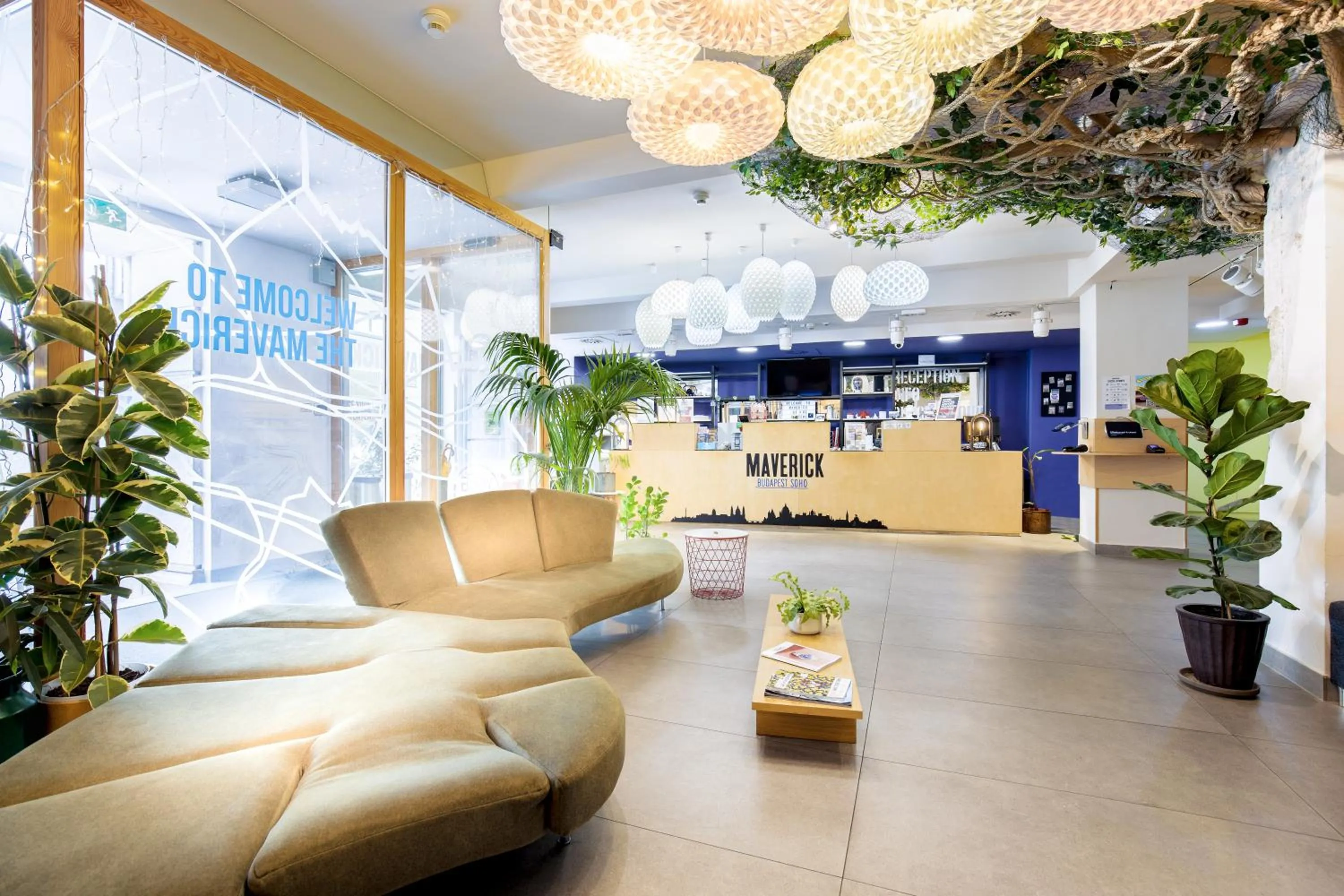 Lobby or reception in Maverick Budapest Soho