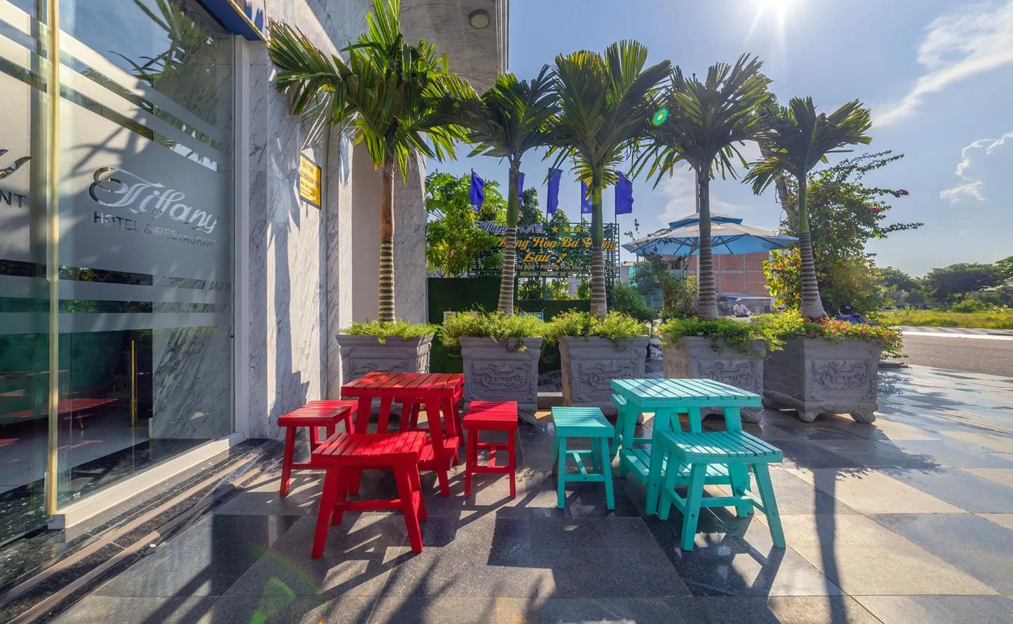 Property building in Tiffany Hotel & Restaurant