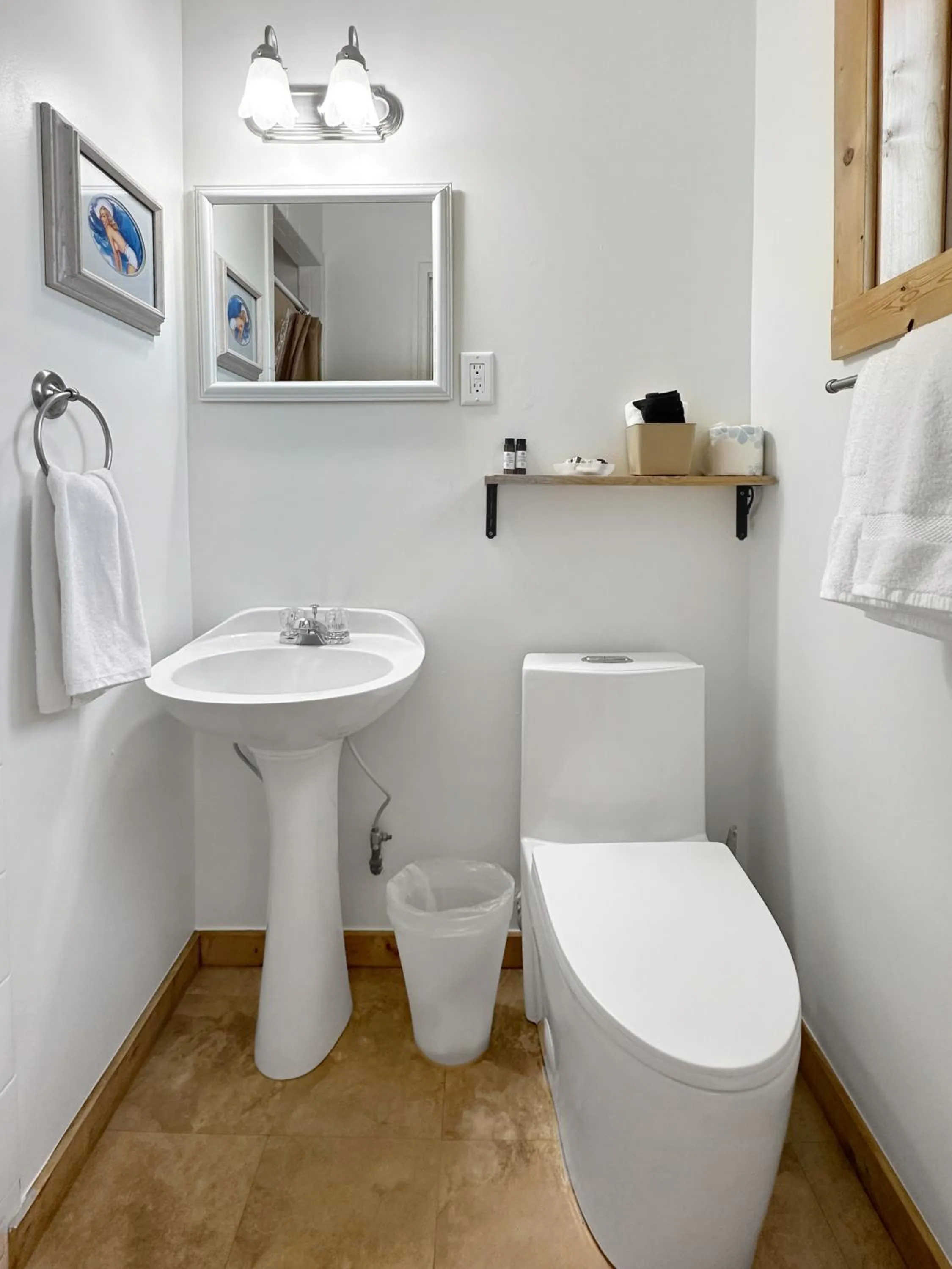 Toilet in Rocky Mountain Inn