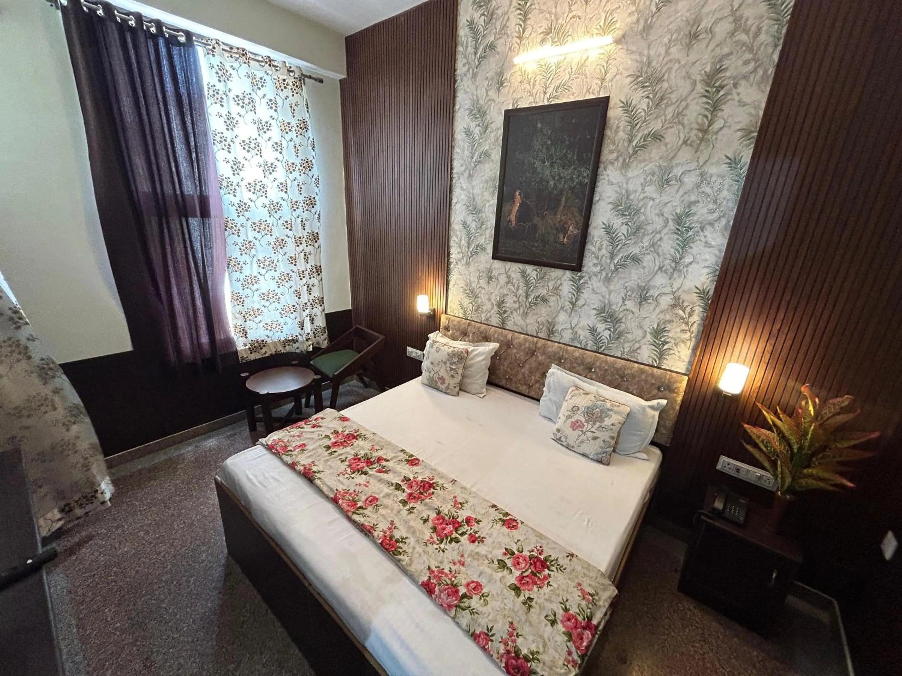 View (from property/room), Bed in ASHOKA PALACE