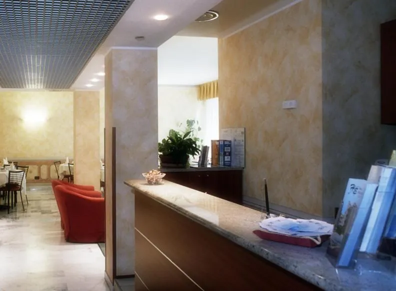 Lobby or reception in Hotel Engadina