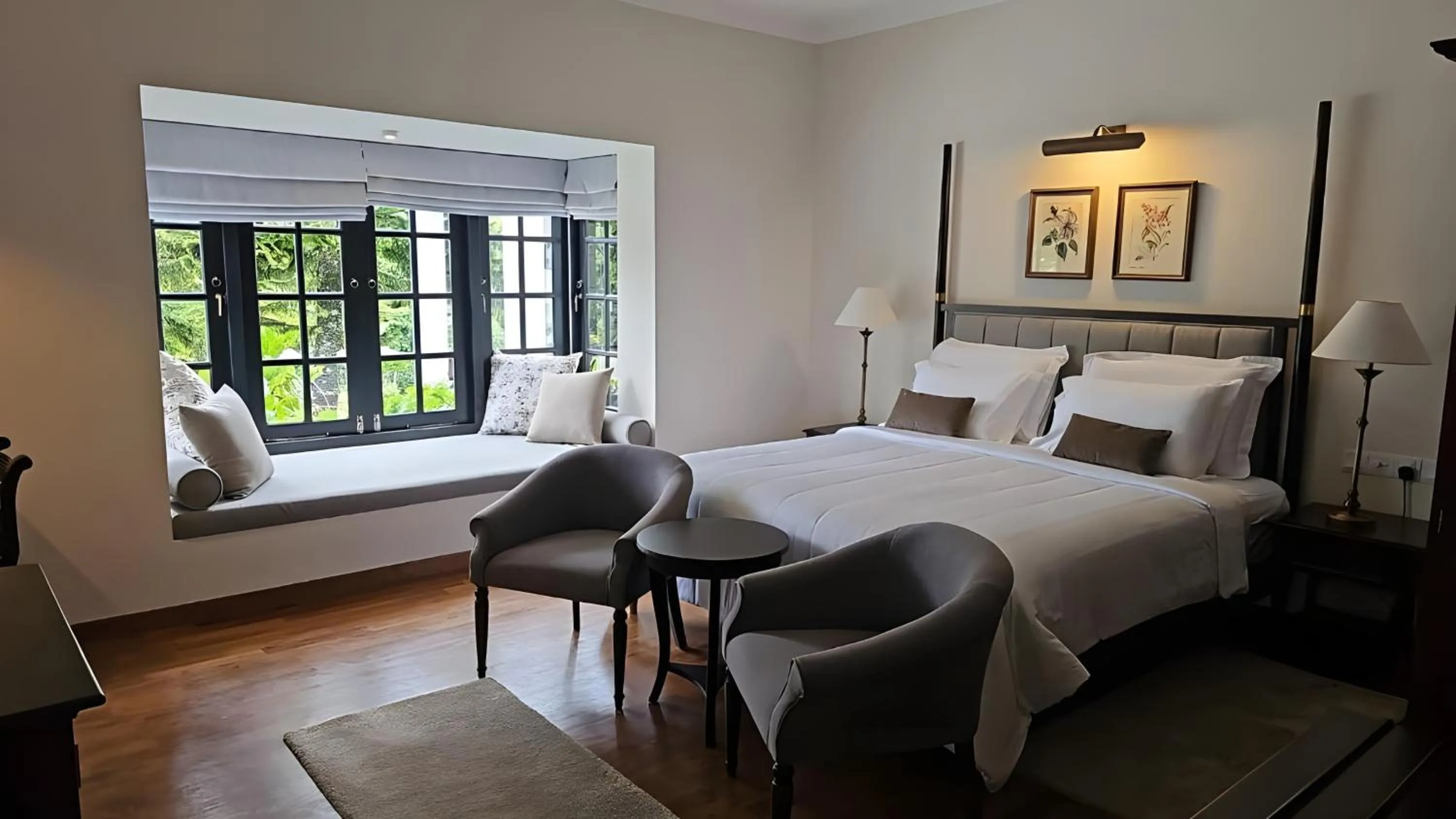 View (from property/room), Bed in Chimneys Nuwara Eliya