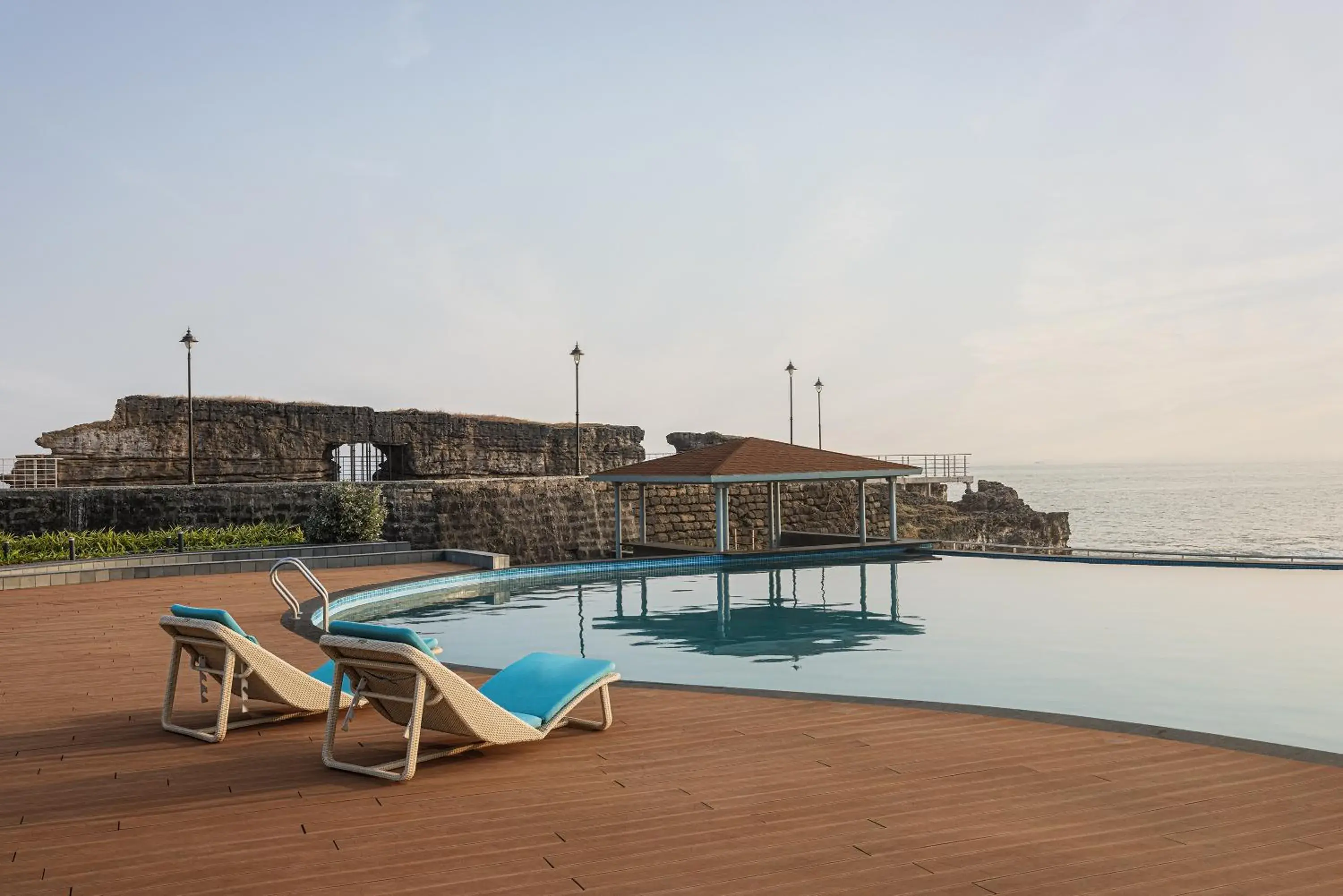 Swimming pool in Ginger Diu, Jalandhar Beach Swimming pool in Ginger Diu, Jalandhar Beach