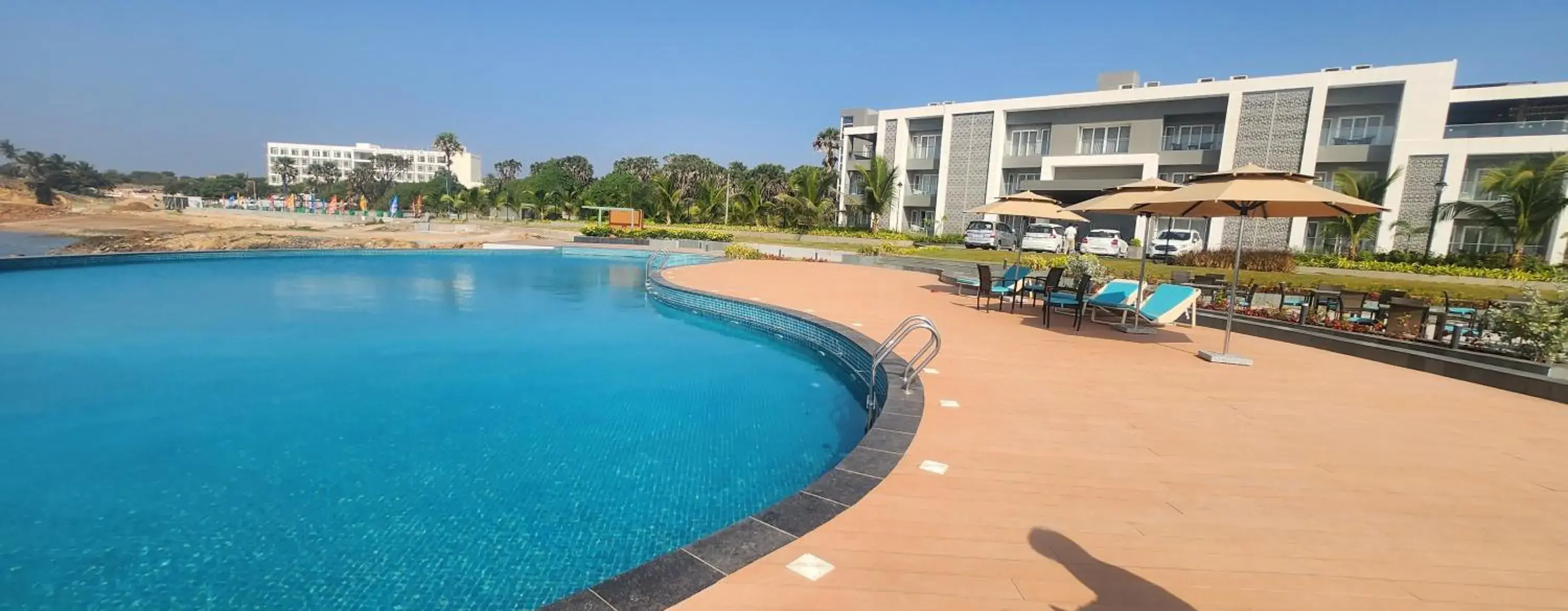 Swimming pool in Ginger Diu, Jalandhar Beach Swimming pool in Ginger Diu, Jalandhar Beach