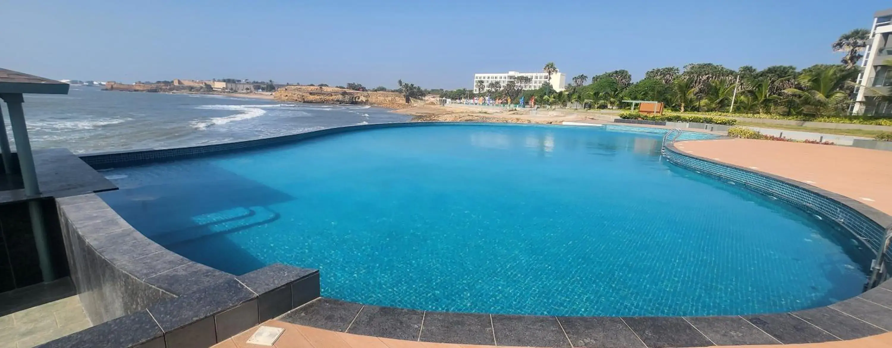 Swimming pool in Ginger Diu, Jalandhar Beach Swimming pool in Ginger Diu, Jalandhar Beach