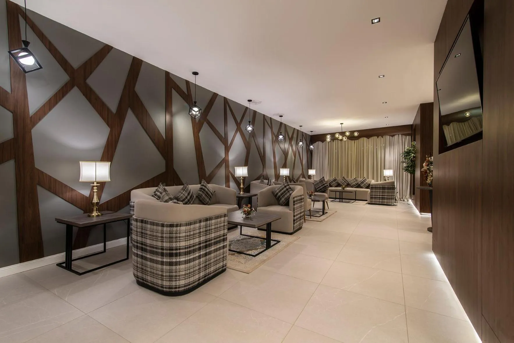 Lounge or bar in Enala Hotel Apartments- Tabuk