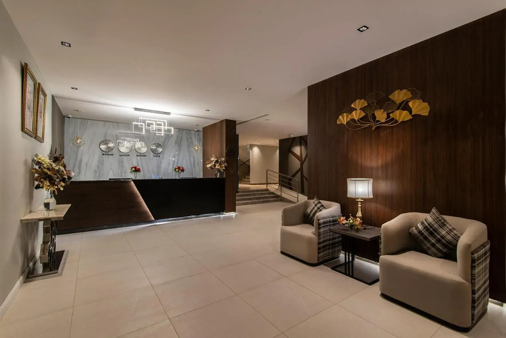 Lobby or reception in Enala Hotel Apartments- Tabuk Lobby or reception in Enala Hotel Apartments- Tabuk