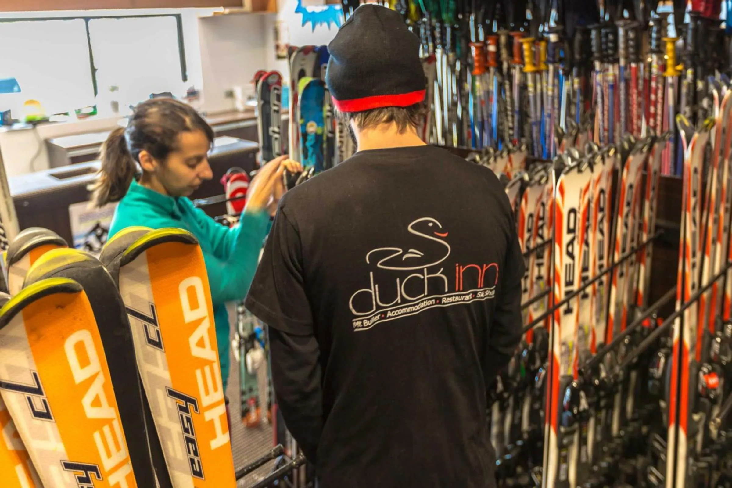 Skiing in Duck Inn Mt Buller