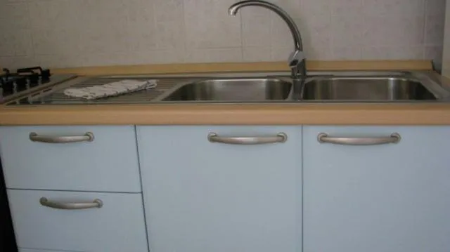 Kitchen or kitchenette in Residence Hotel La Rotonda Sul Mare