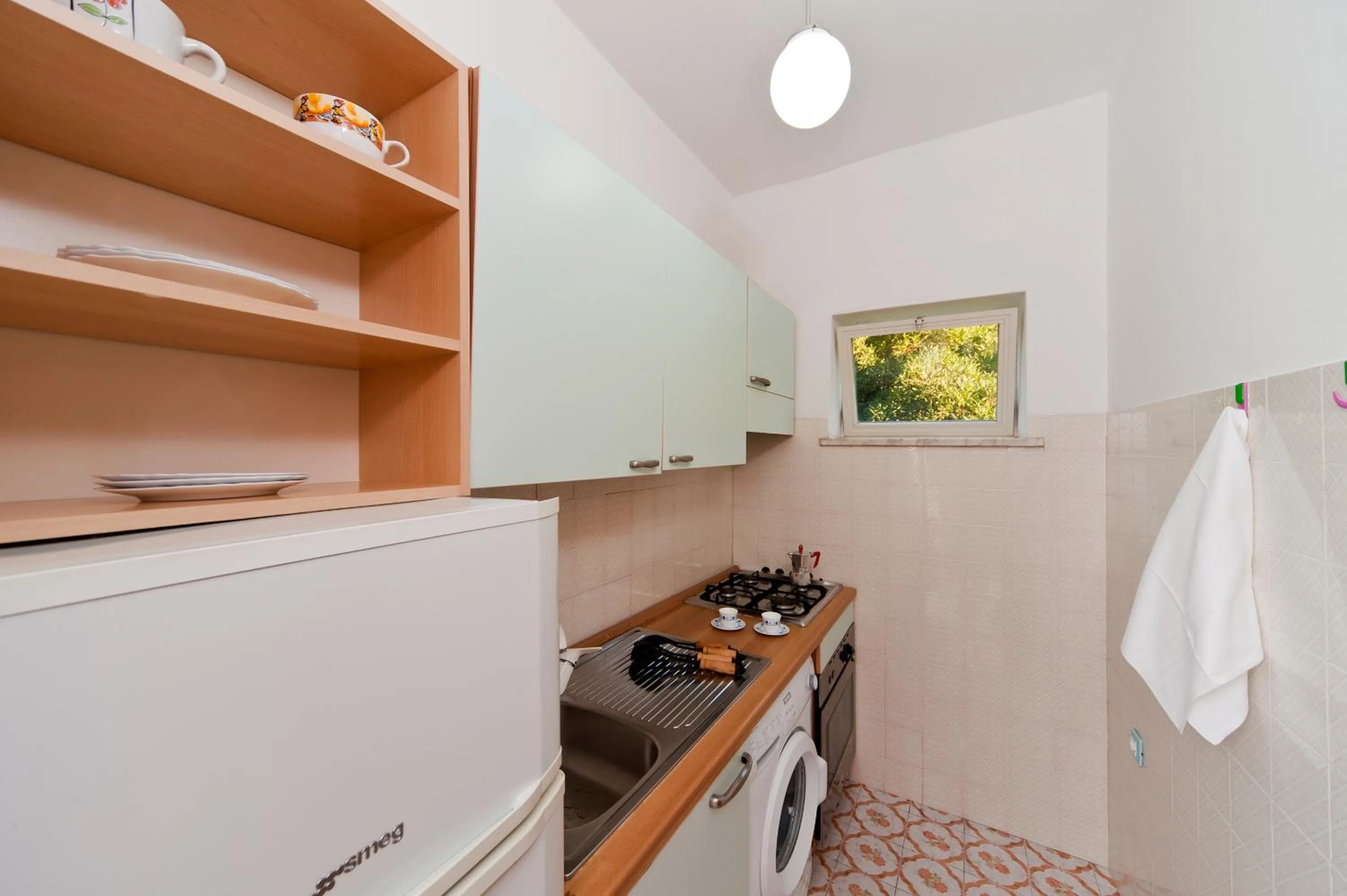 Kitchen or kitchenette in Residence Hotel La Rotonda Sul Mare