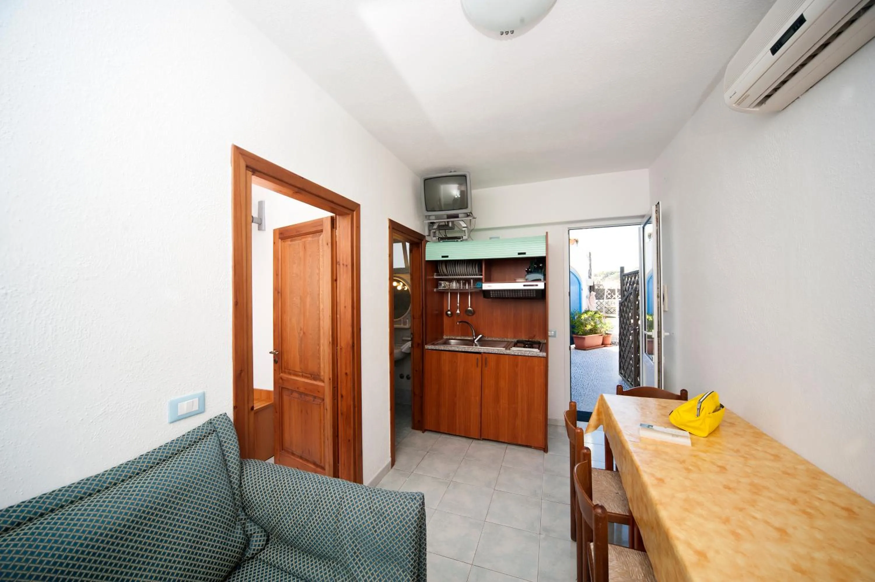 Kitchen or kitchenette in Residence Hotel La Rotonda Sul Mare