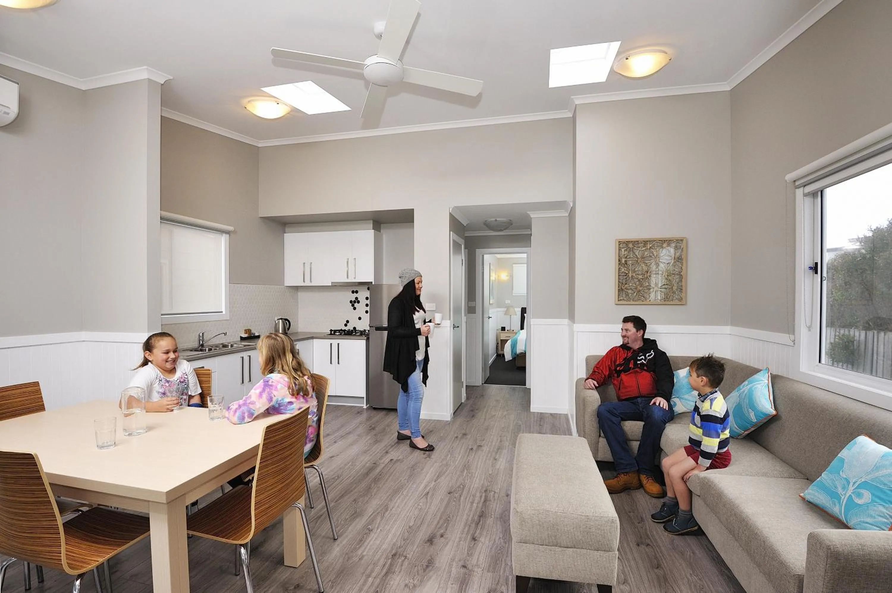 Photo of the whole room in NRMA Portland Bay Holiday Park