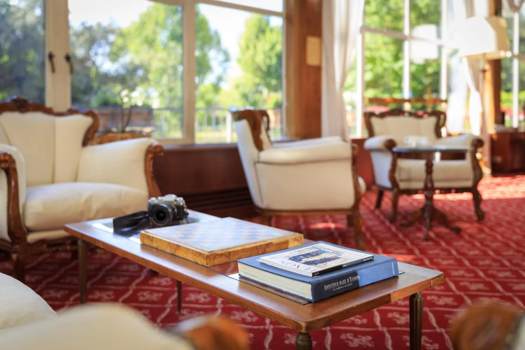 Lobby or reception in Hotel Villa Carlotta