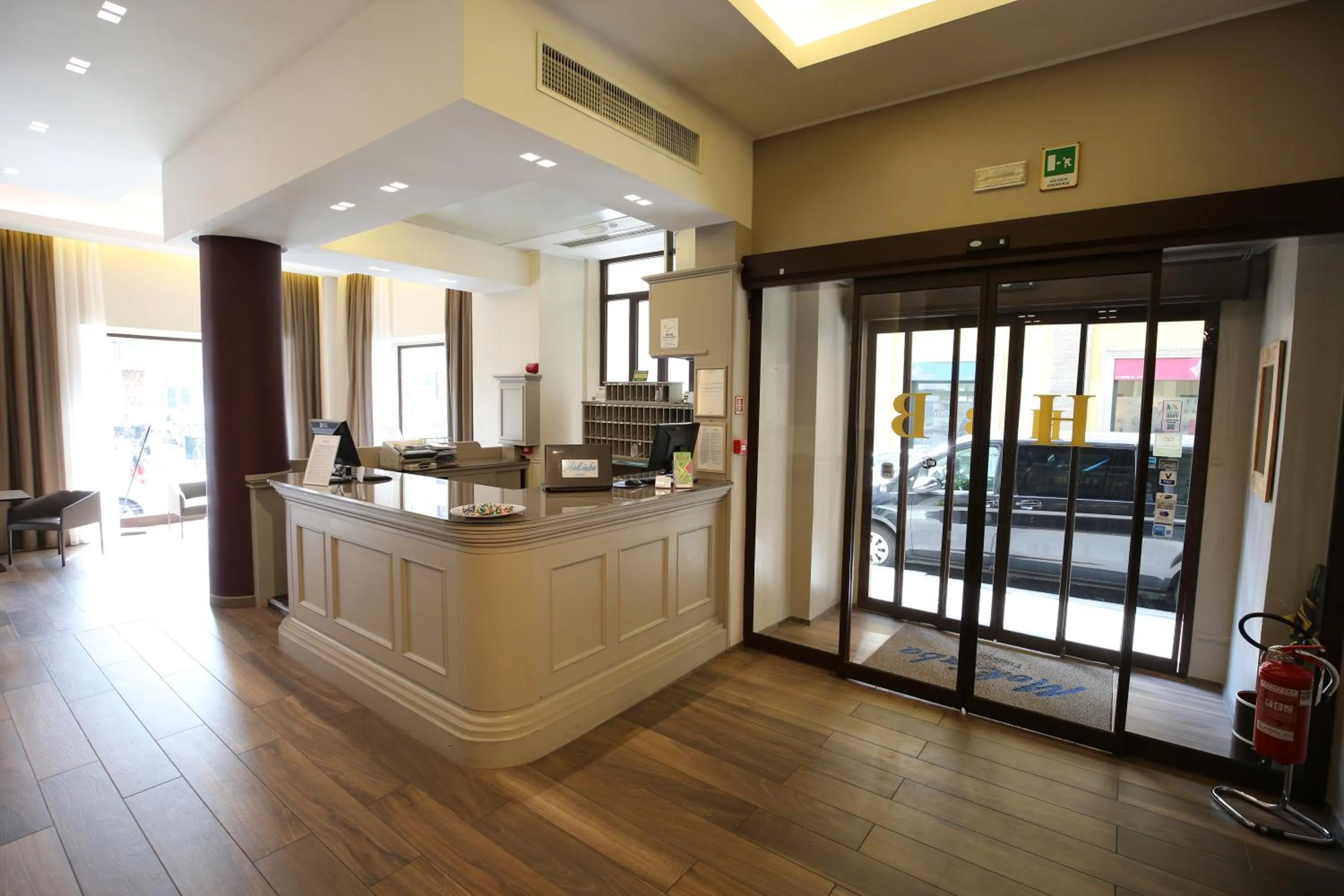 Lobby or reception in Mokinba Hotels Baviera