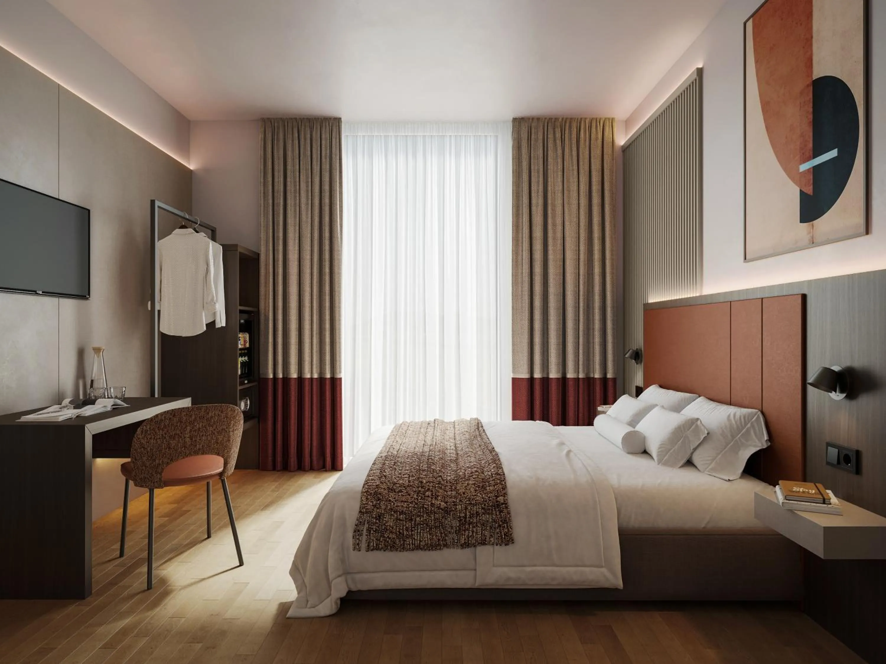 Bedroom, Bed in Mokinba Hotels Baviera