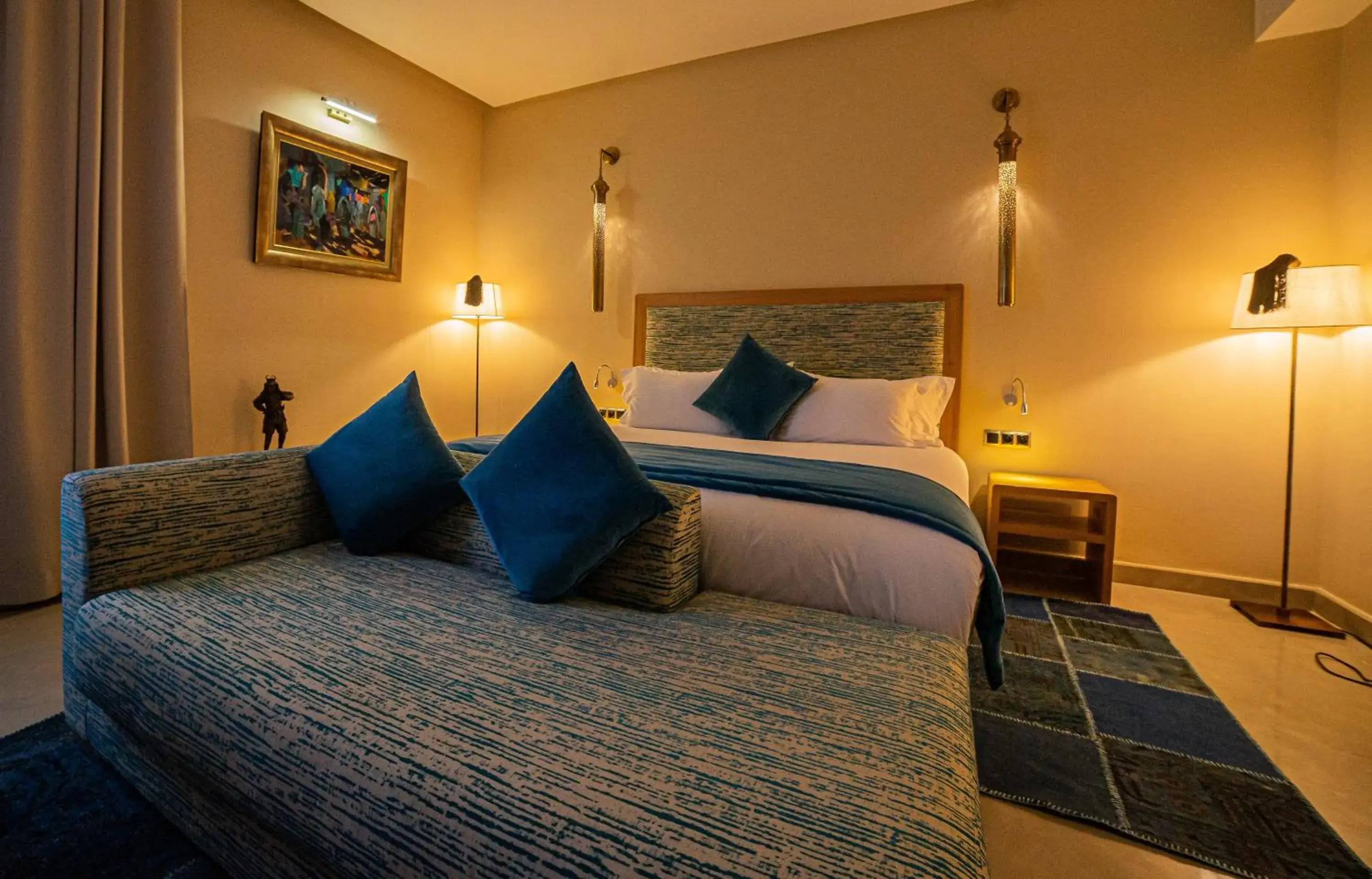 Bed in SUMAHAN SUITES & SPA Bed in SUMAHAN SUITES & SPA