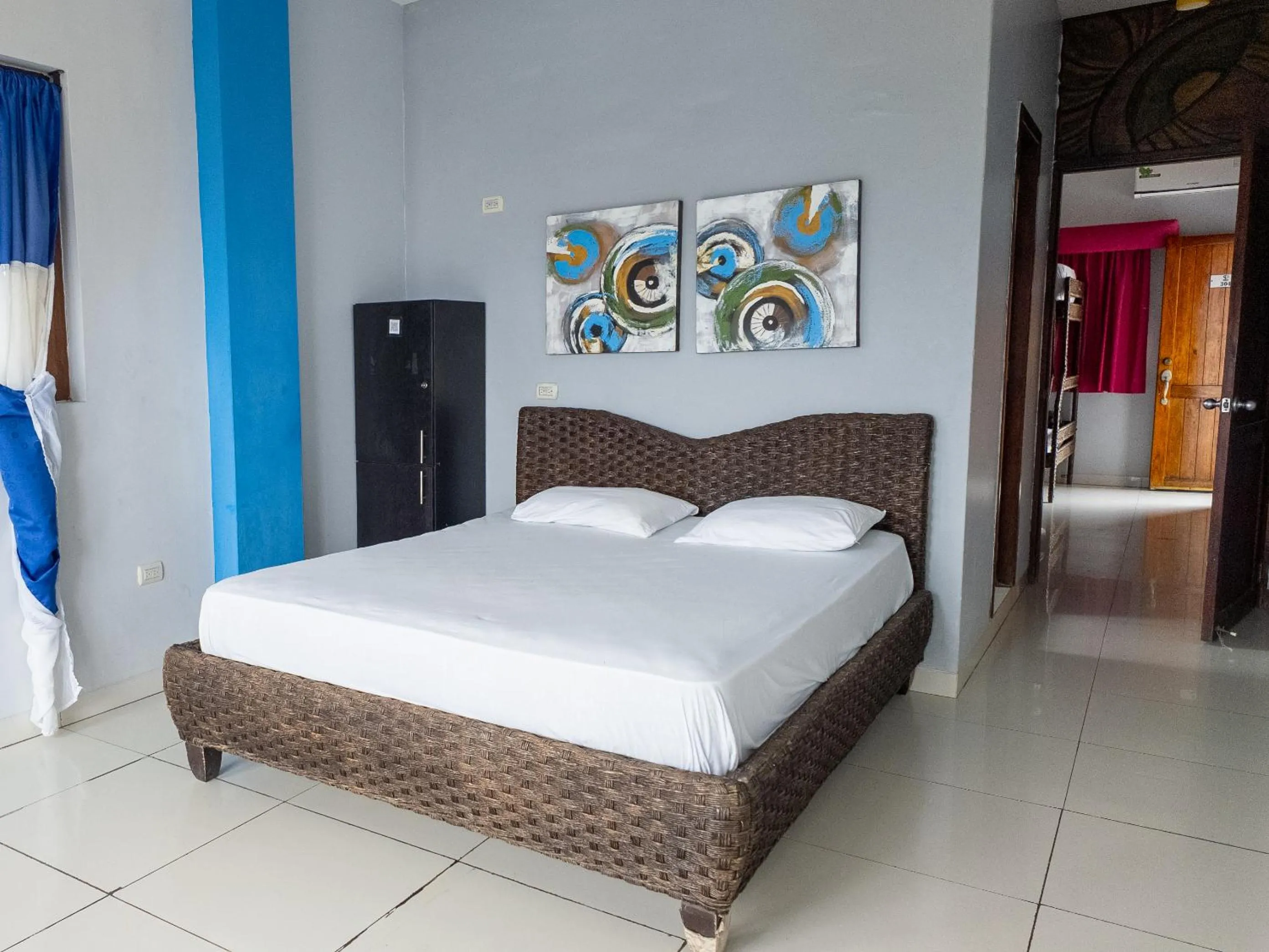 Bed in Hotel Sol y Playa Montañita