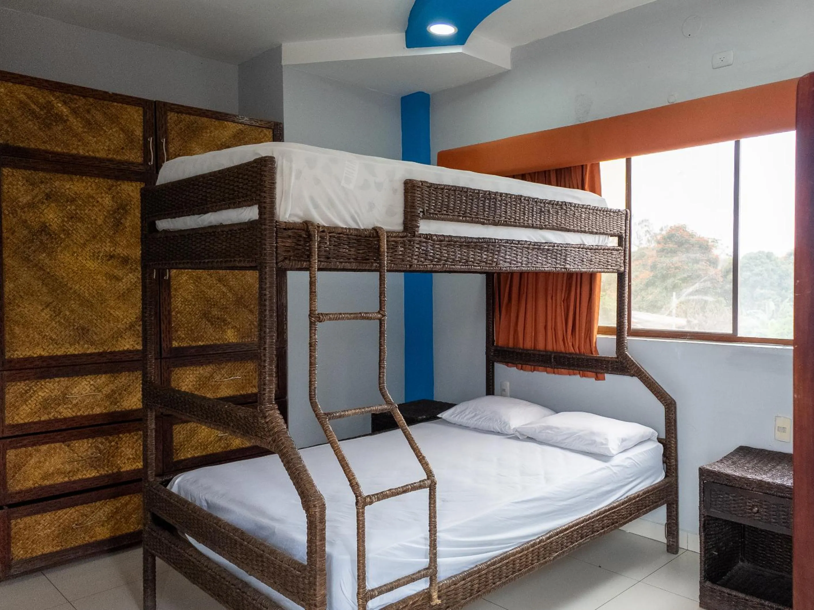 Bed in Hotel Sol y Playa Montañita