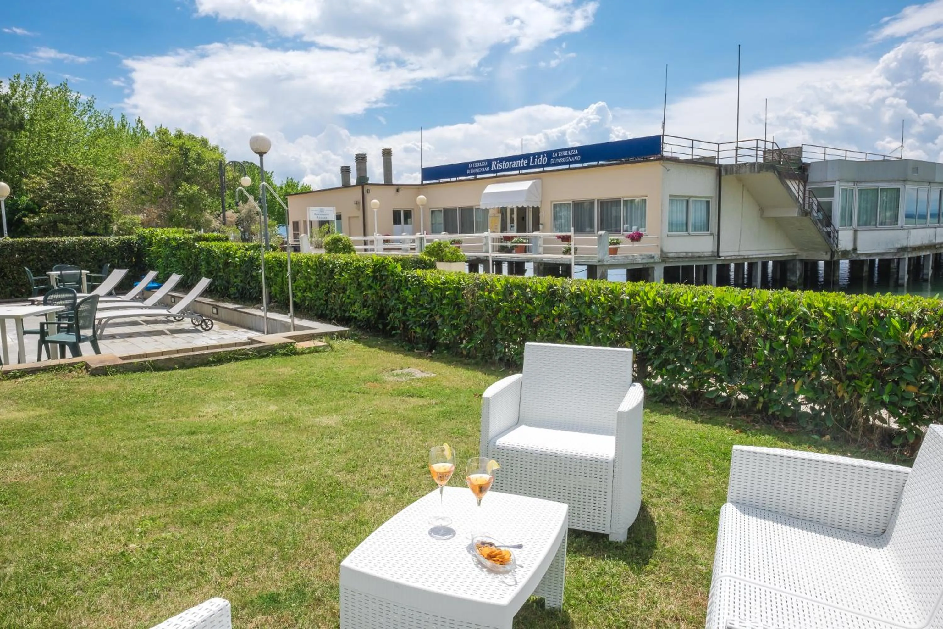 Patio in Hotel Lidò