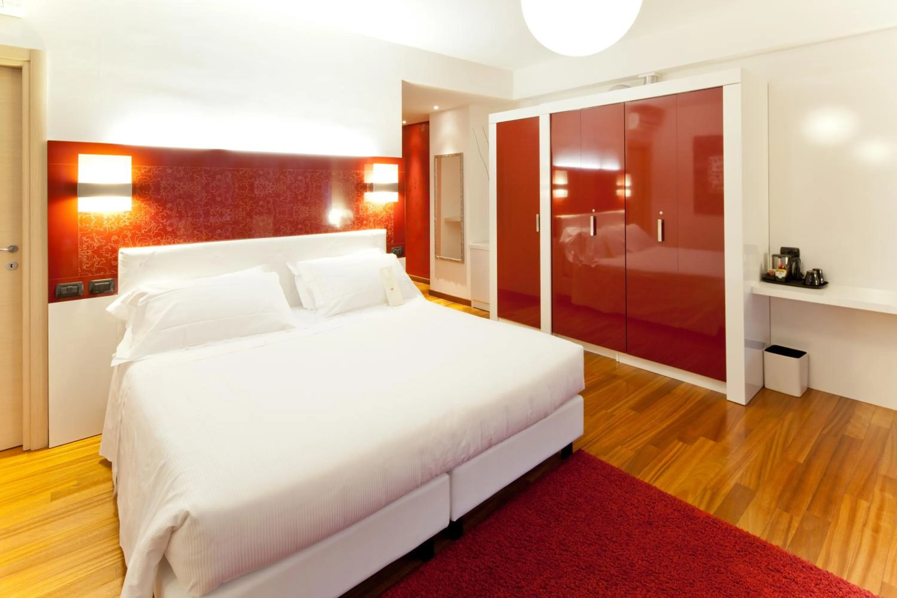 Decorative detail, Bed in Hotel Nasco