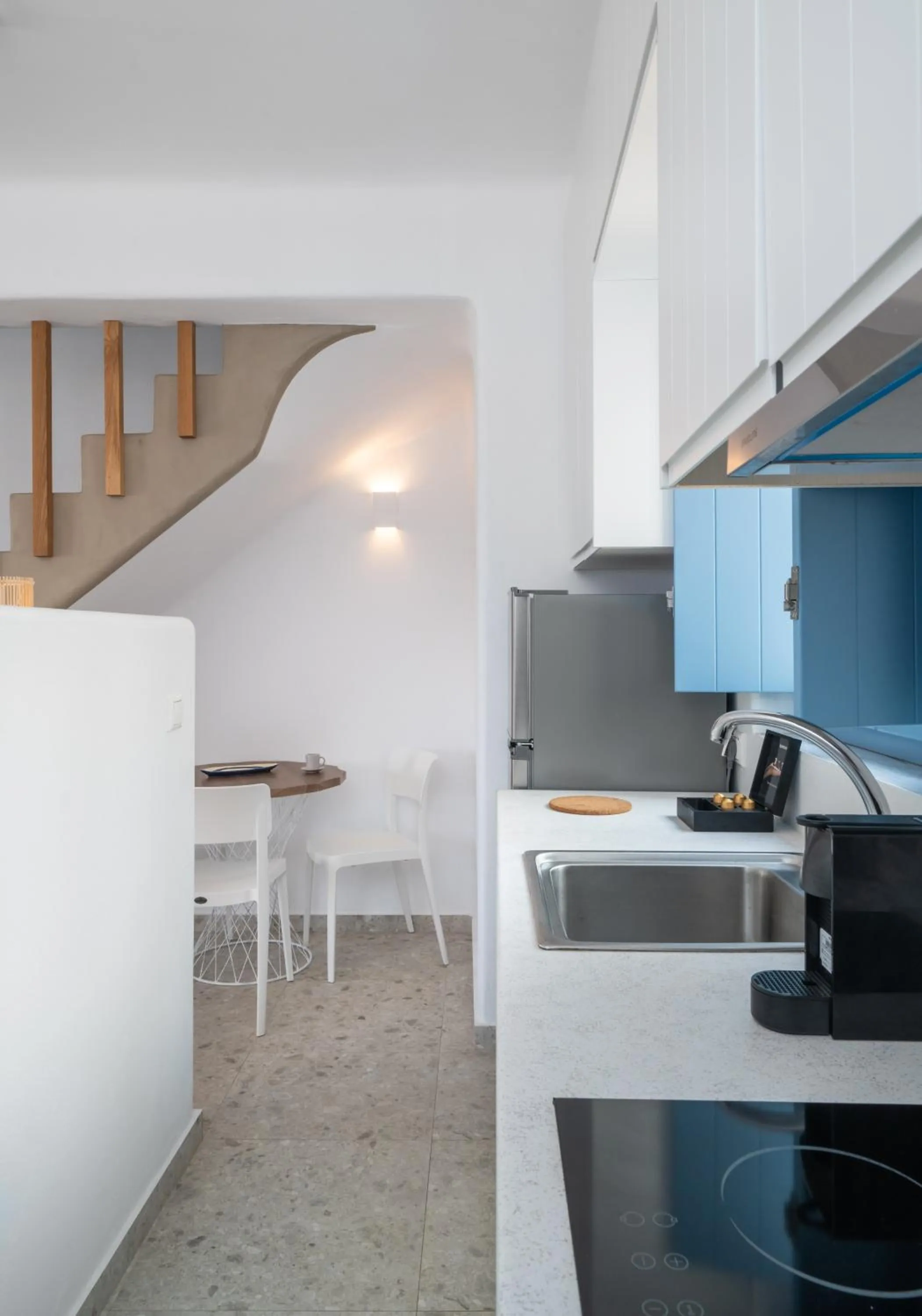 kitchen in Camvillia Donoussa Village Suites