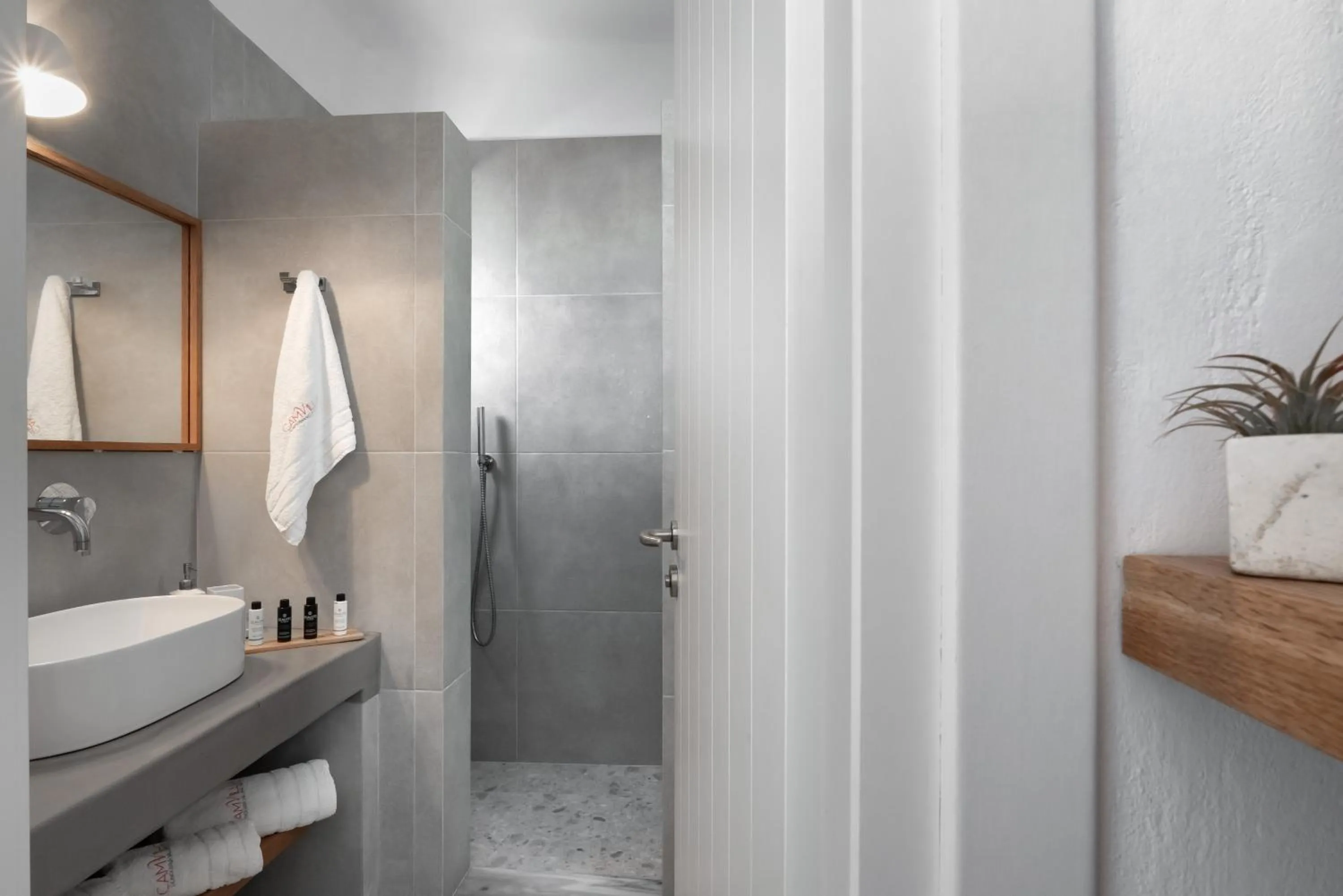 Bathroom in Camvillia Donoussa Village Suites