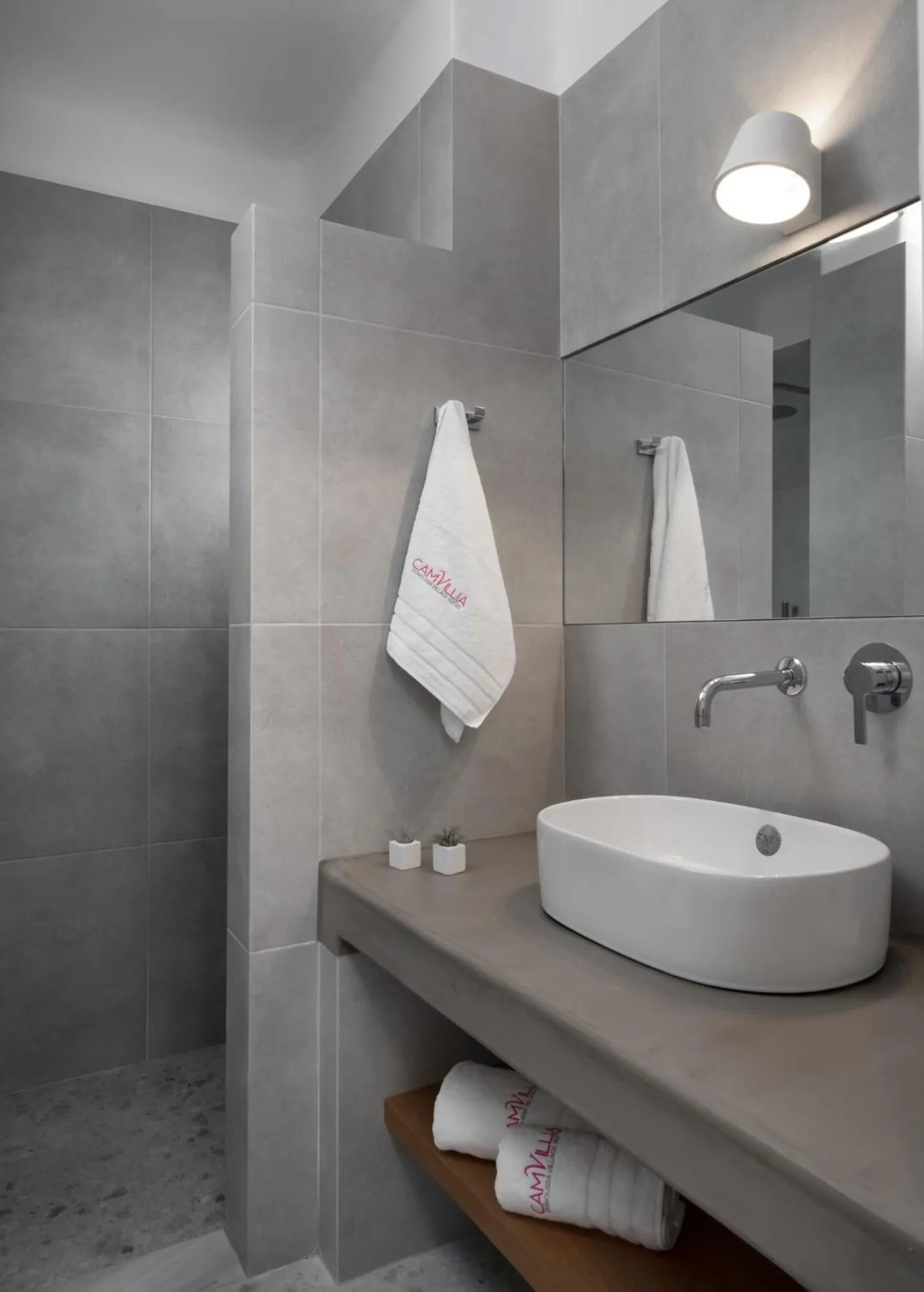 Bathroom in Camvillia Donoussa Village Suites