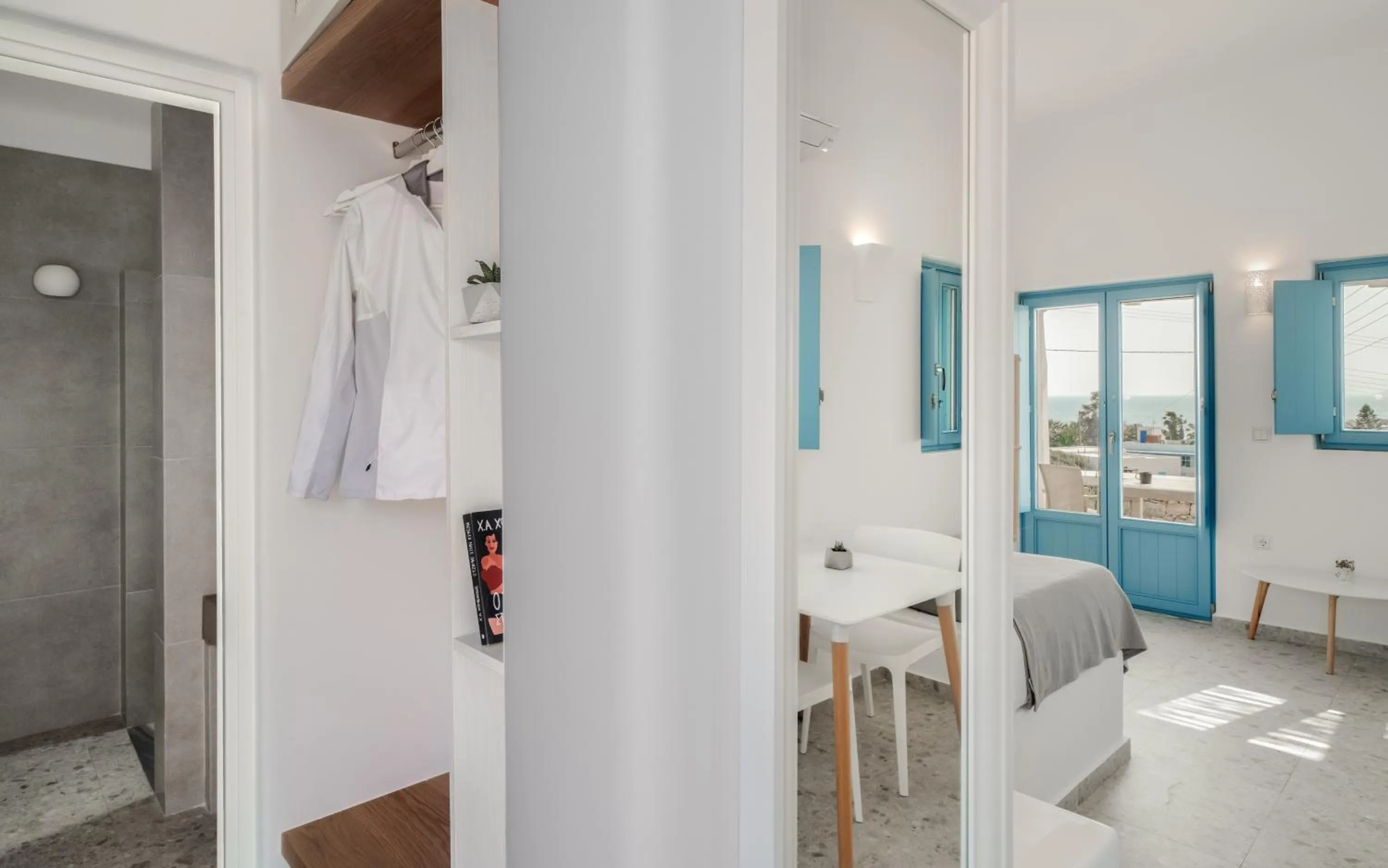 Seating area in Camvillia Donoussa Village Suites