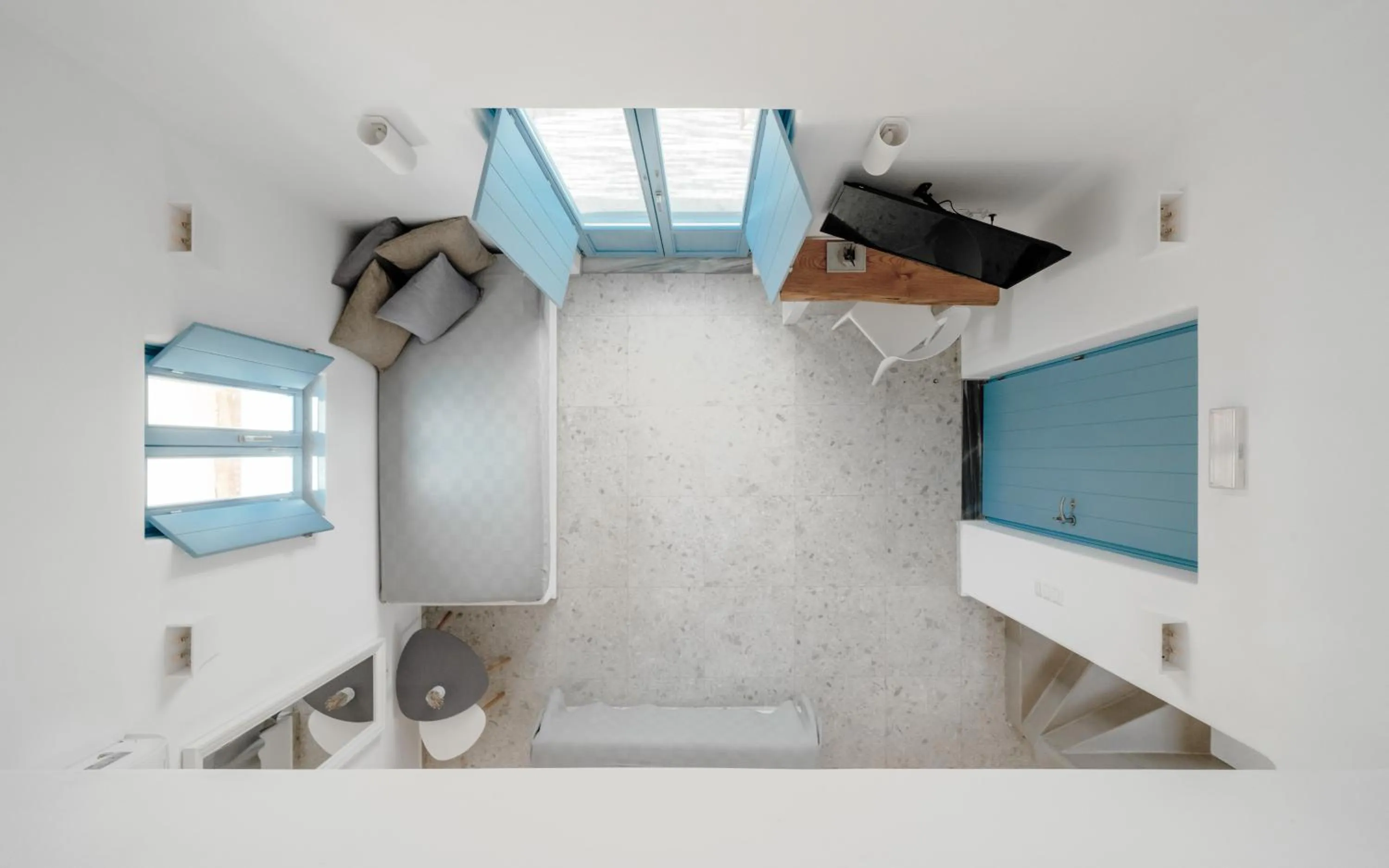 Seating area in Camvillia Donoussa Village Suites