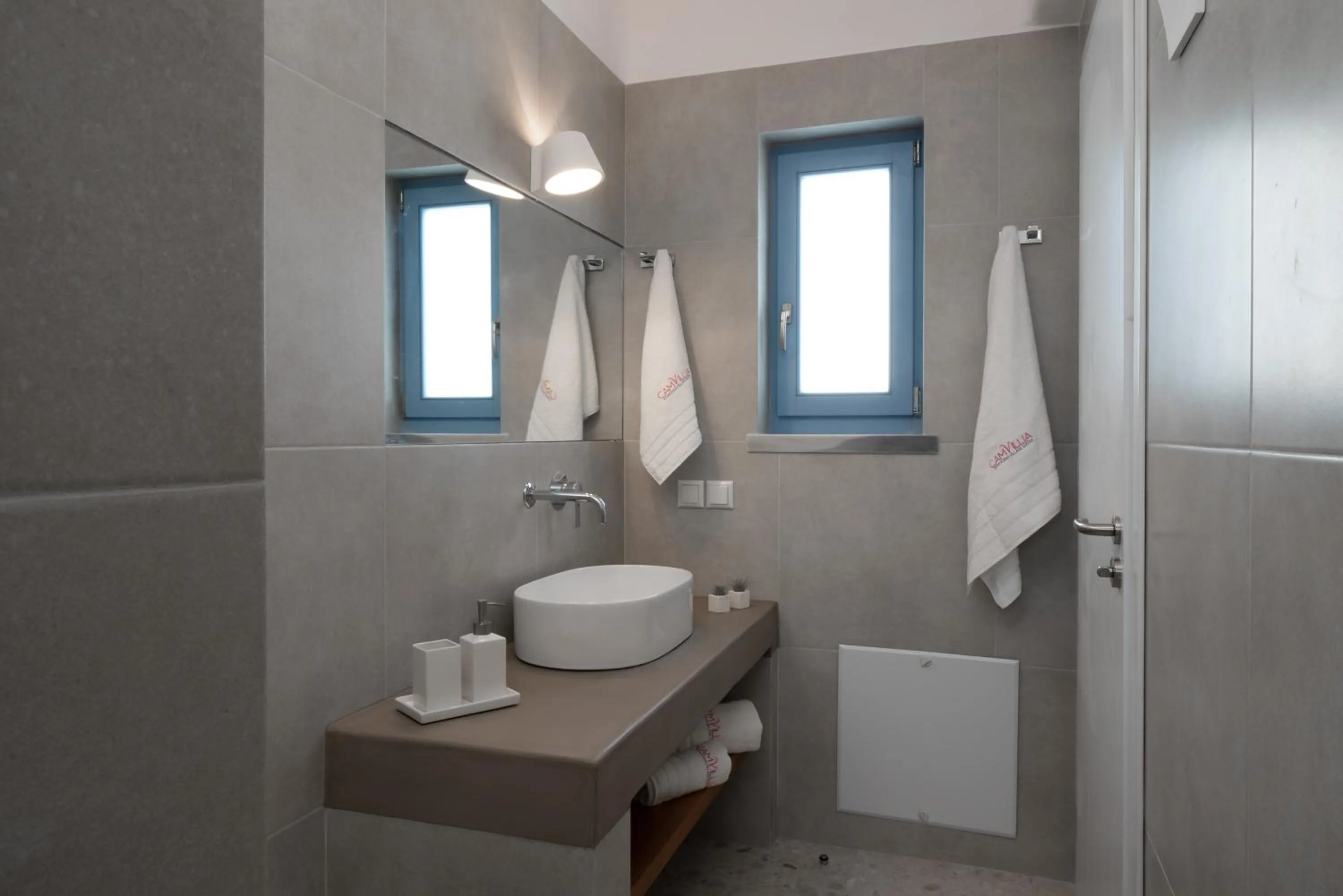 Bathroom in Camvillia Donoussa Village Suites