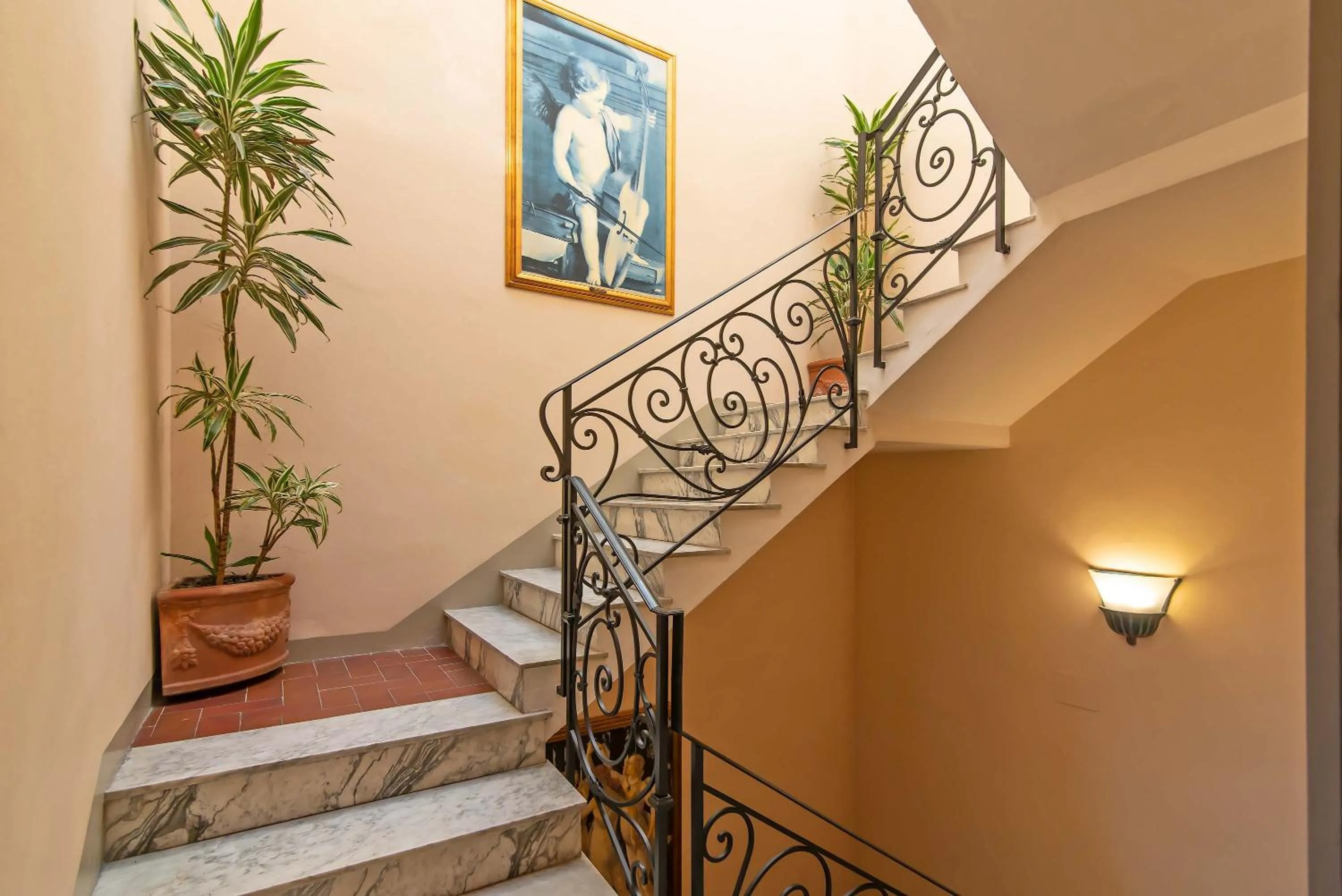 Decorative detail in Hotel Porta Faenza