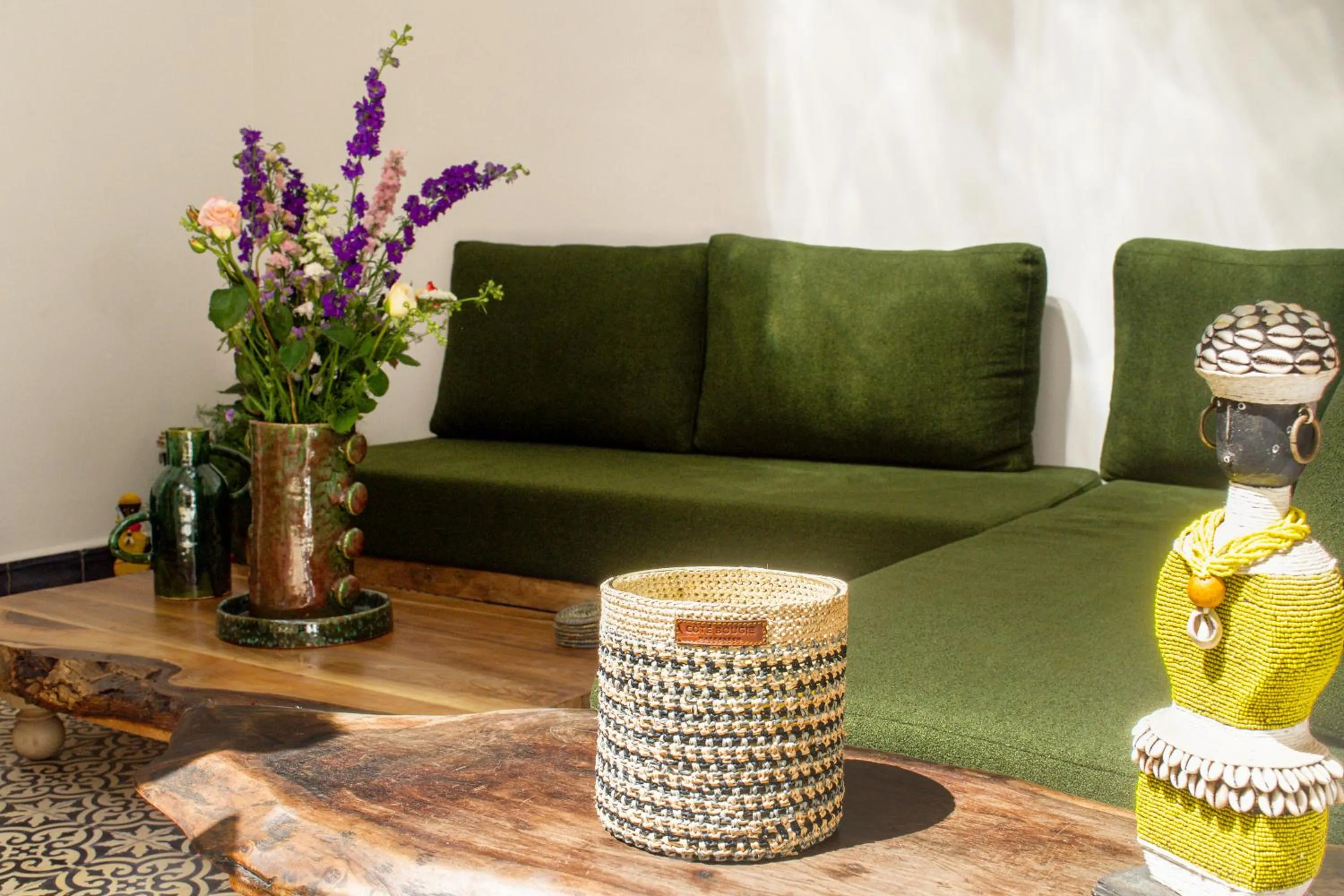 Living room in Riad Le Khan Mogador