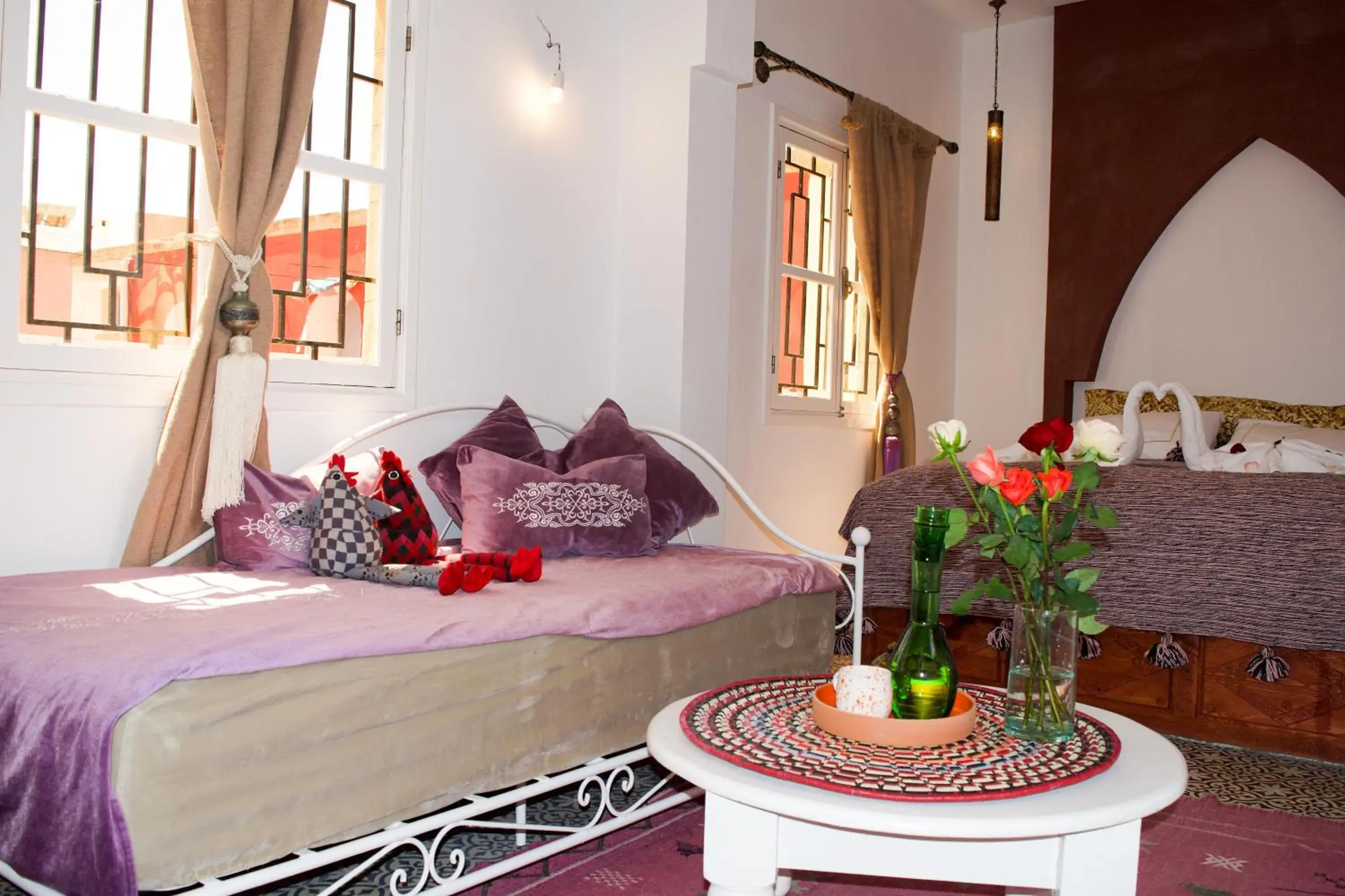 Quadruple Room with Private Bathroom - single occupancy in Riad Le Khan Mogador Quadruple Room with Private Bathroom - single occupancy in Riad Le Khan Mogador
