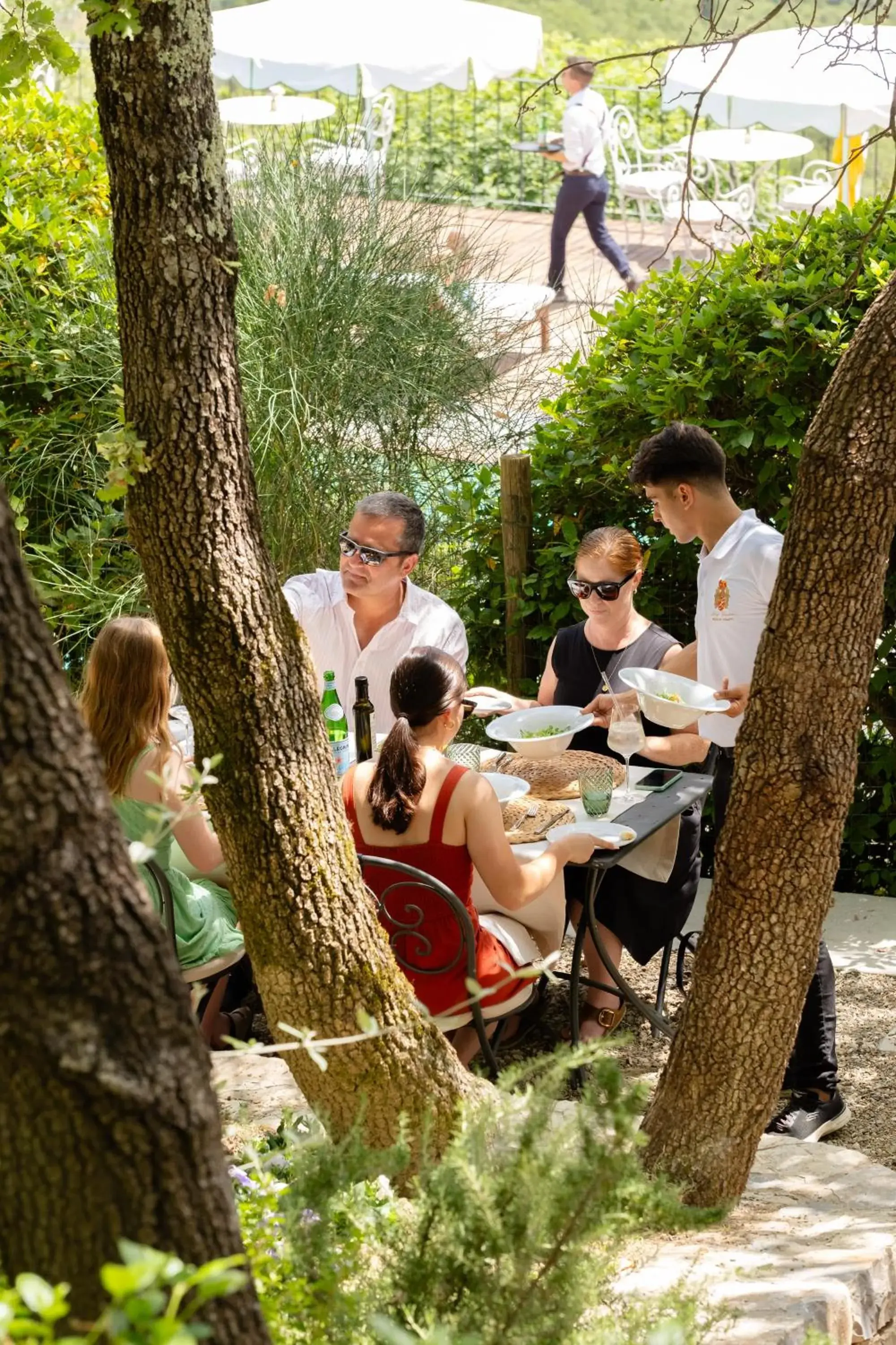 Garden view in Borgo Vescine Garden view in Borgo Vescine