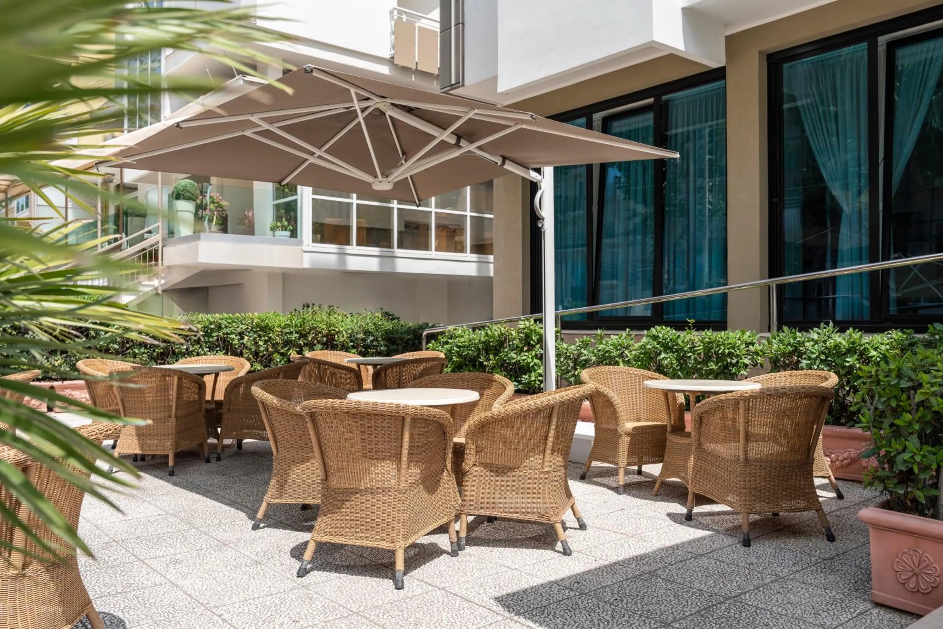 Property building in Hotel Du Soleil