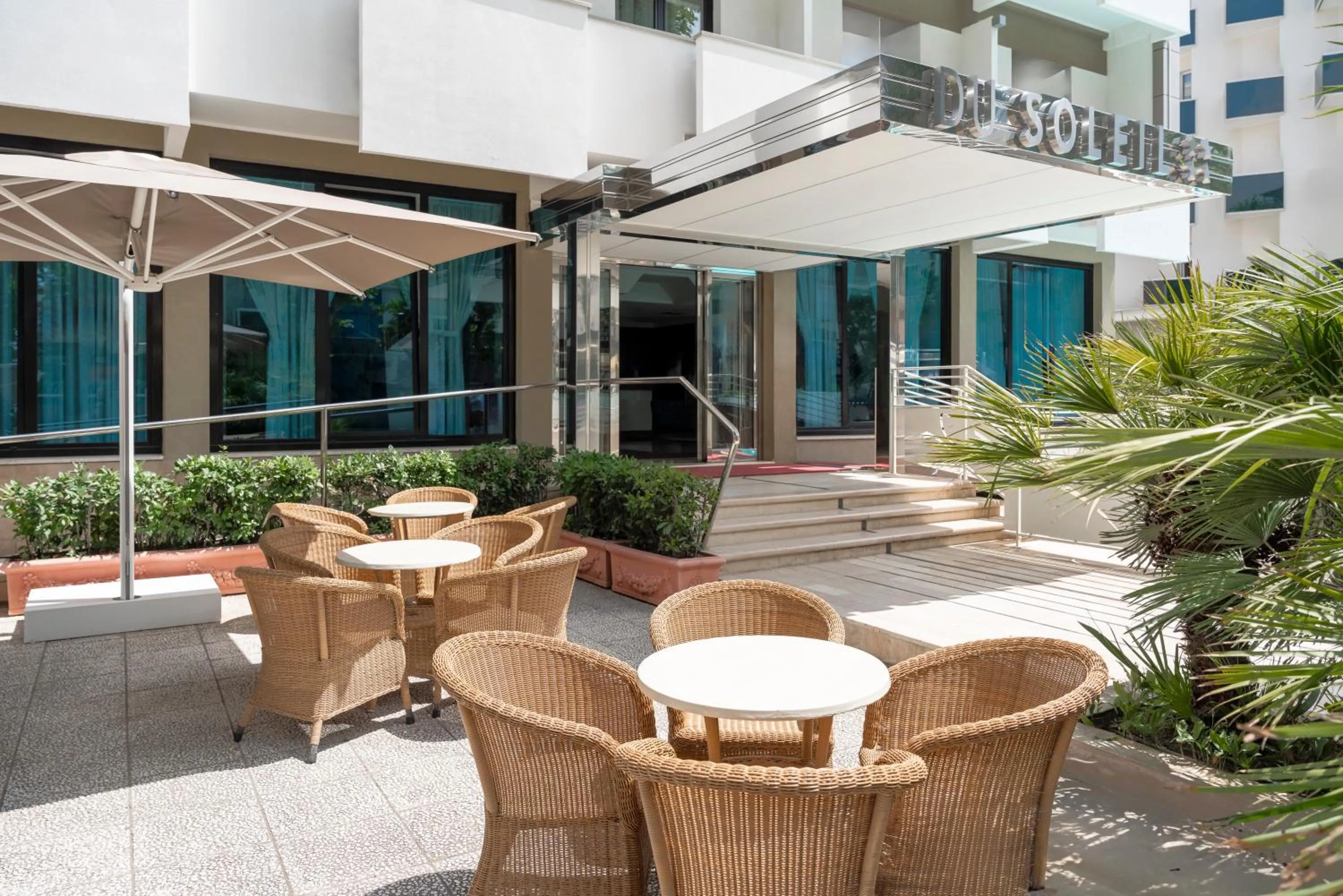 Property building in Hotel Du Soleil