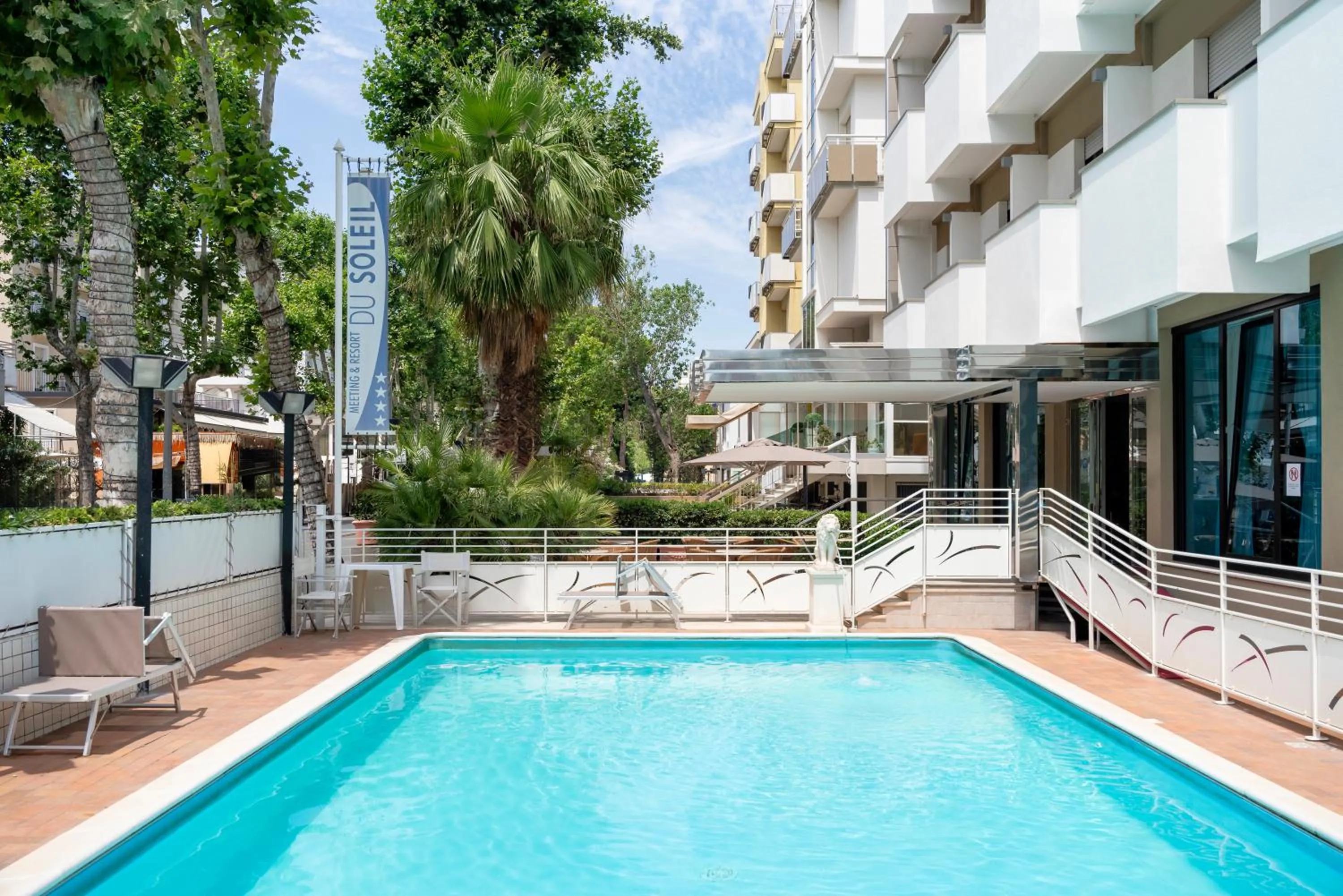 Property building in Hotel Du Soleil