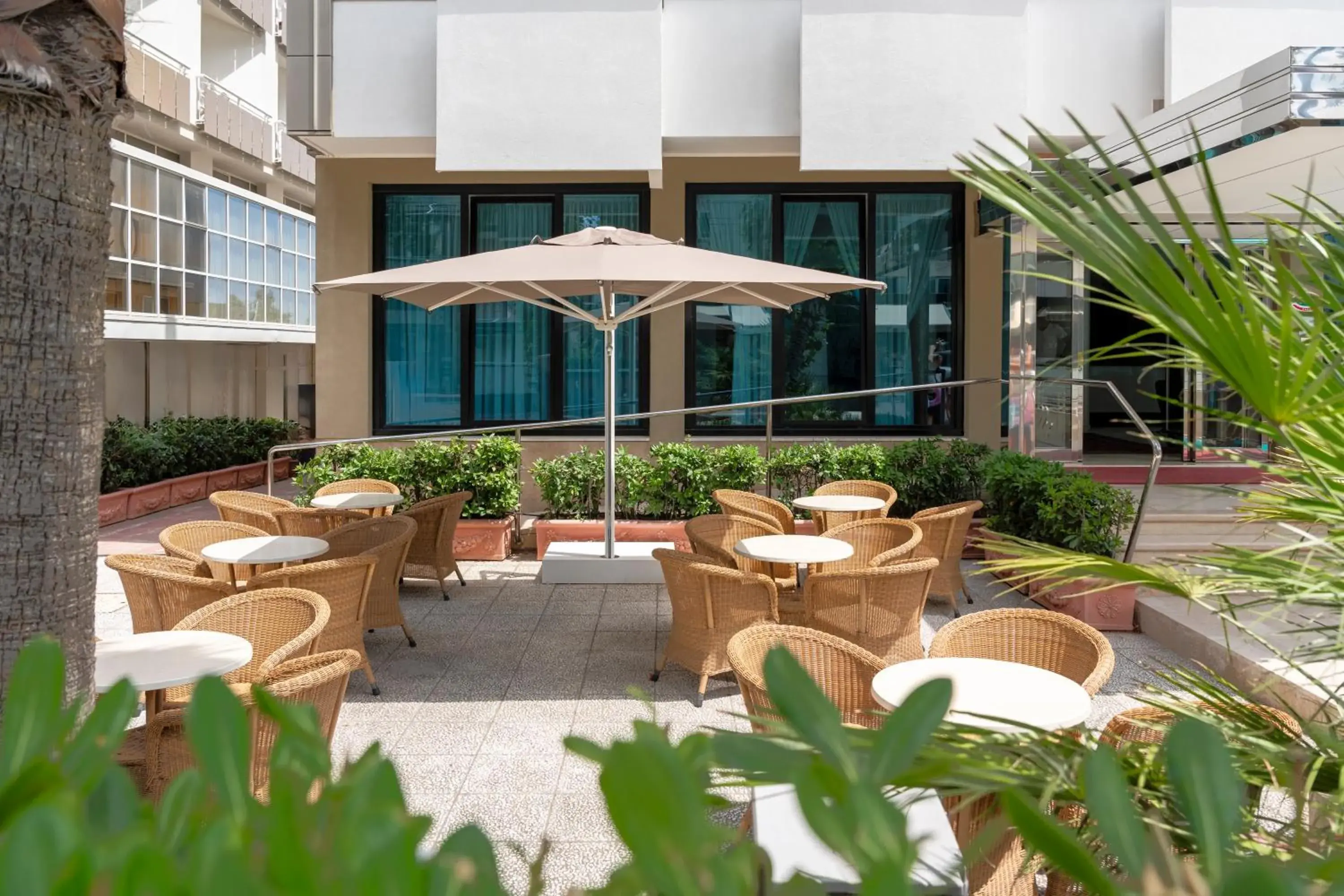 Property building in Hotel Du Soleil Property building in Hotel Du Soleil