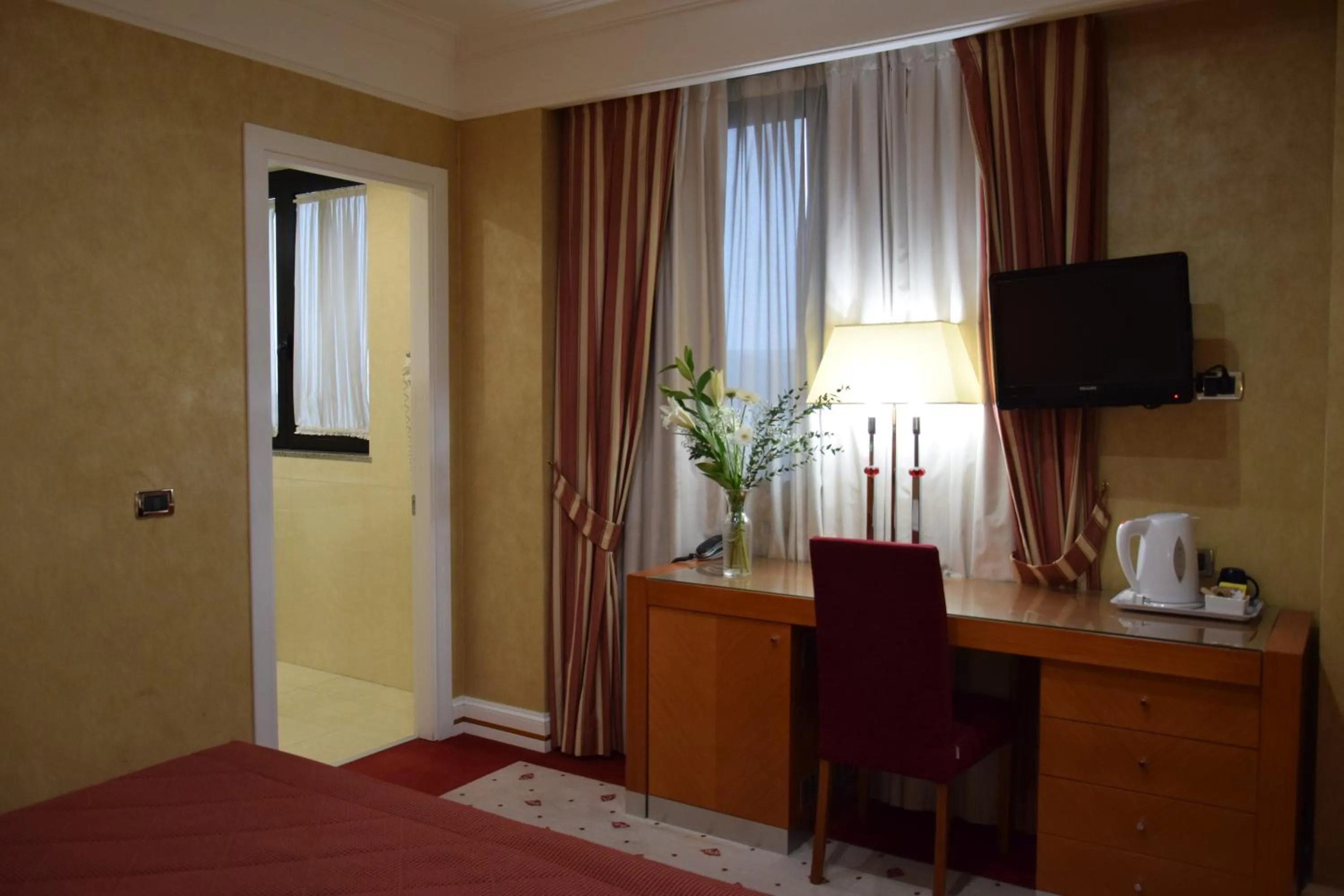 Bed in Hotel Perusia