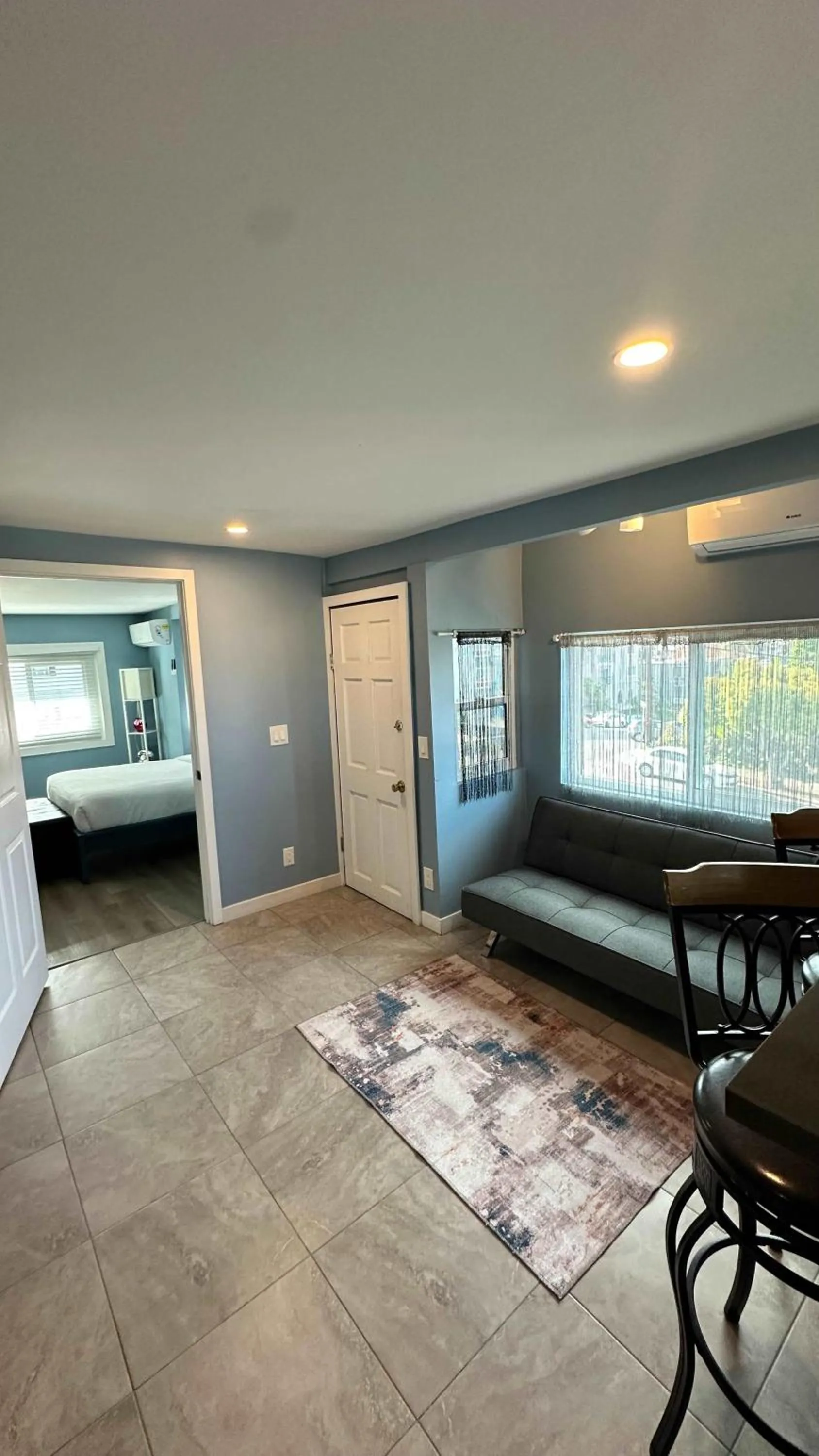 Bed in Big Studio with Ocean View max 6 sleepers