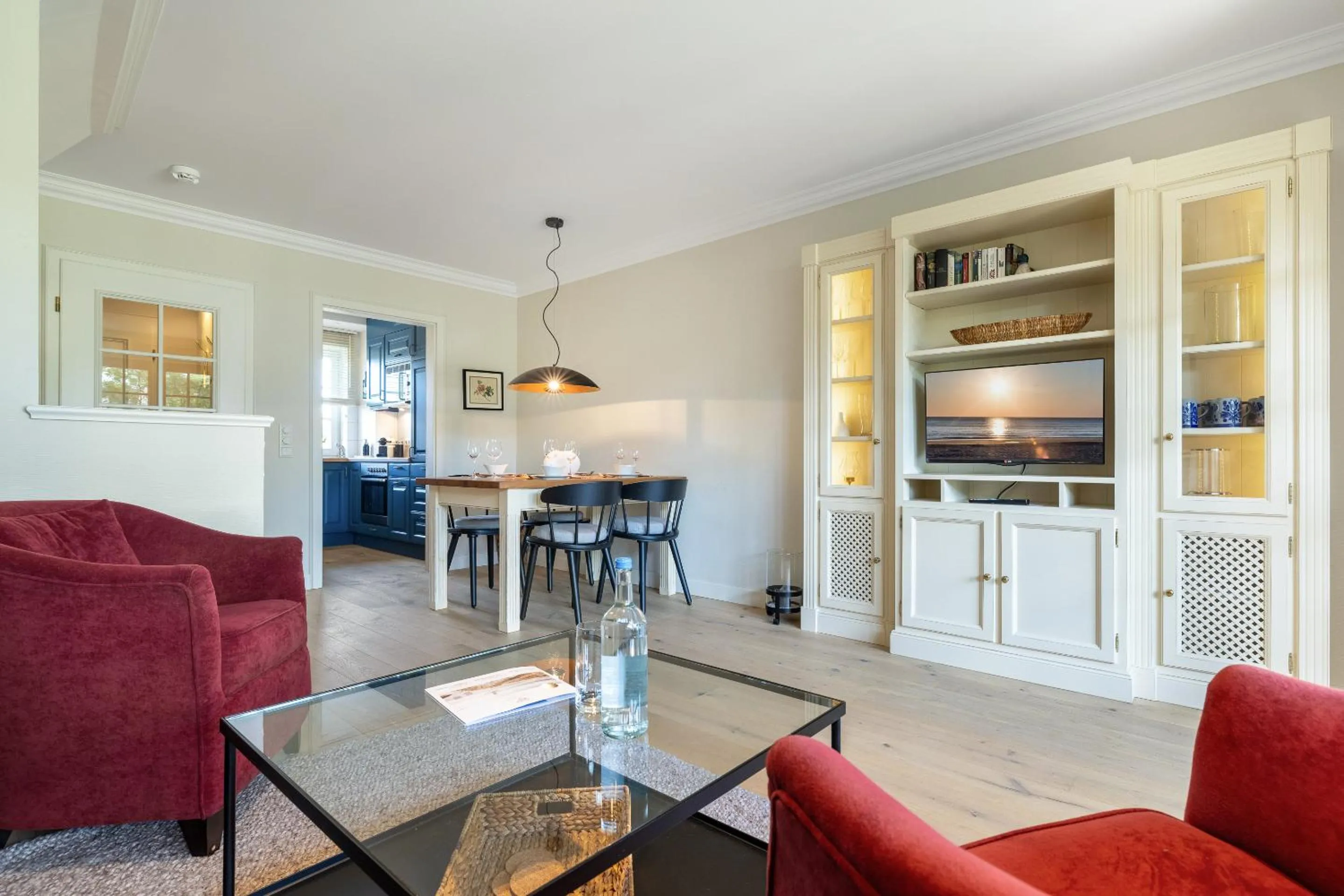 Living room in Landhaus Weidenstieg App 2