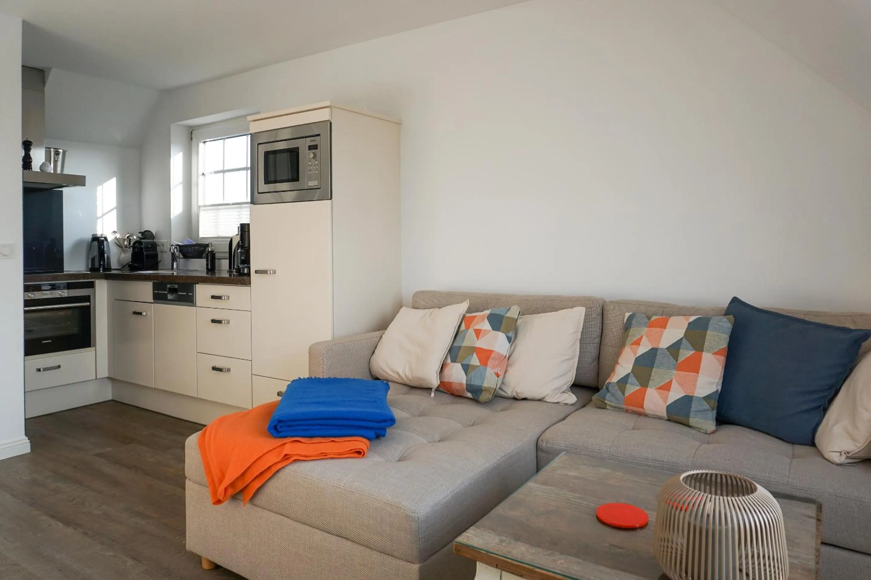 Living room in Landhaus Westerhoern Luett Suenn A