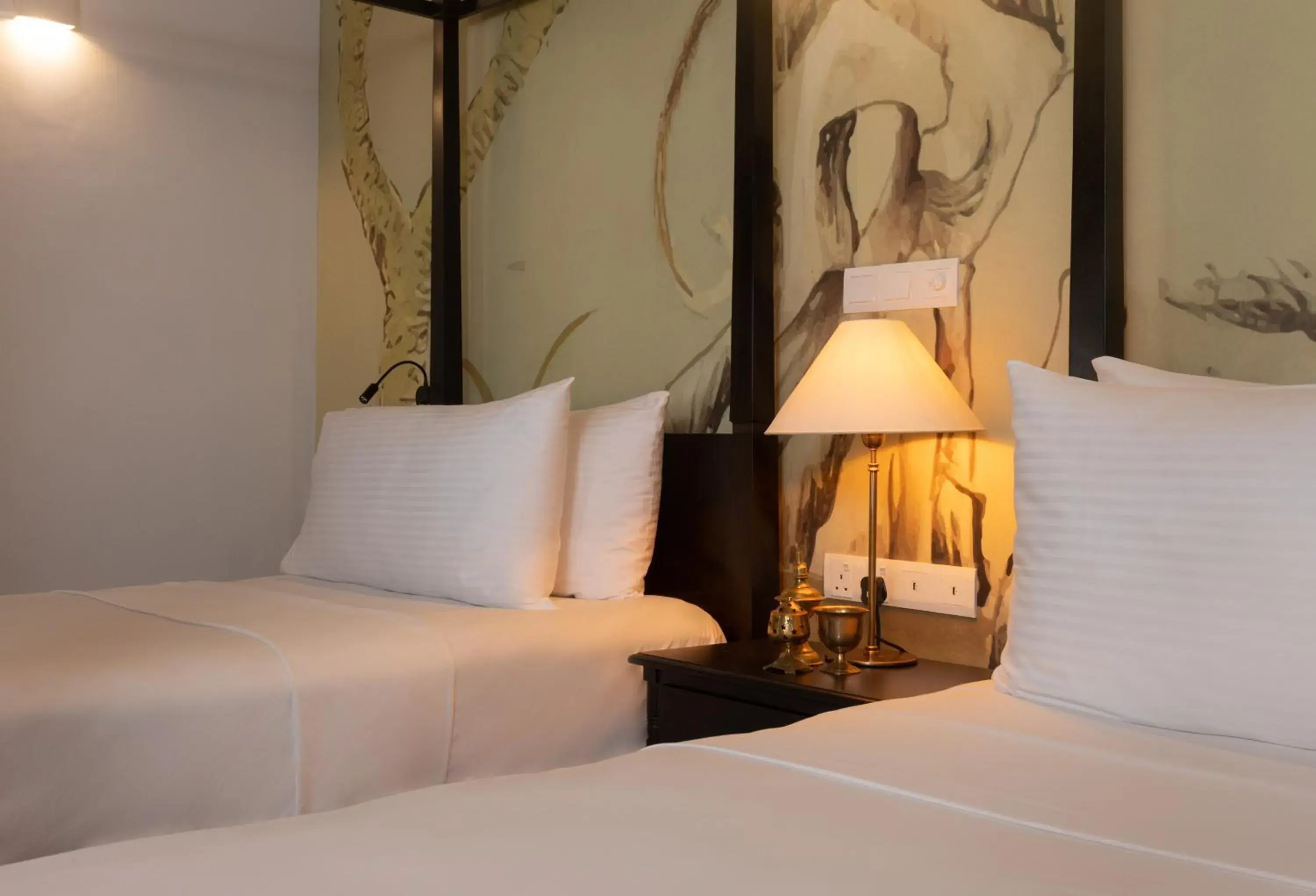 Bed in Jetwing Mahesa Bhawan Bed in Jetwing Mahesa Bhawan