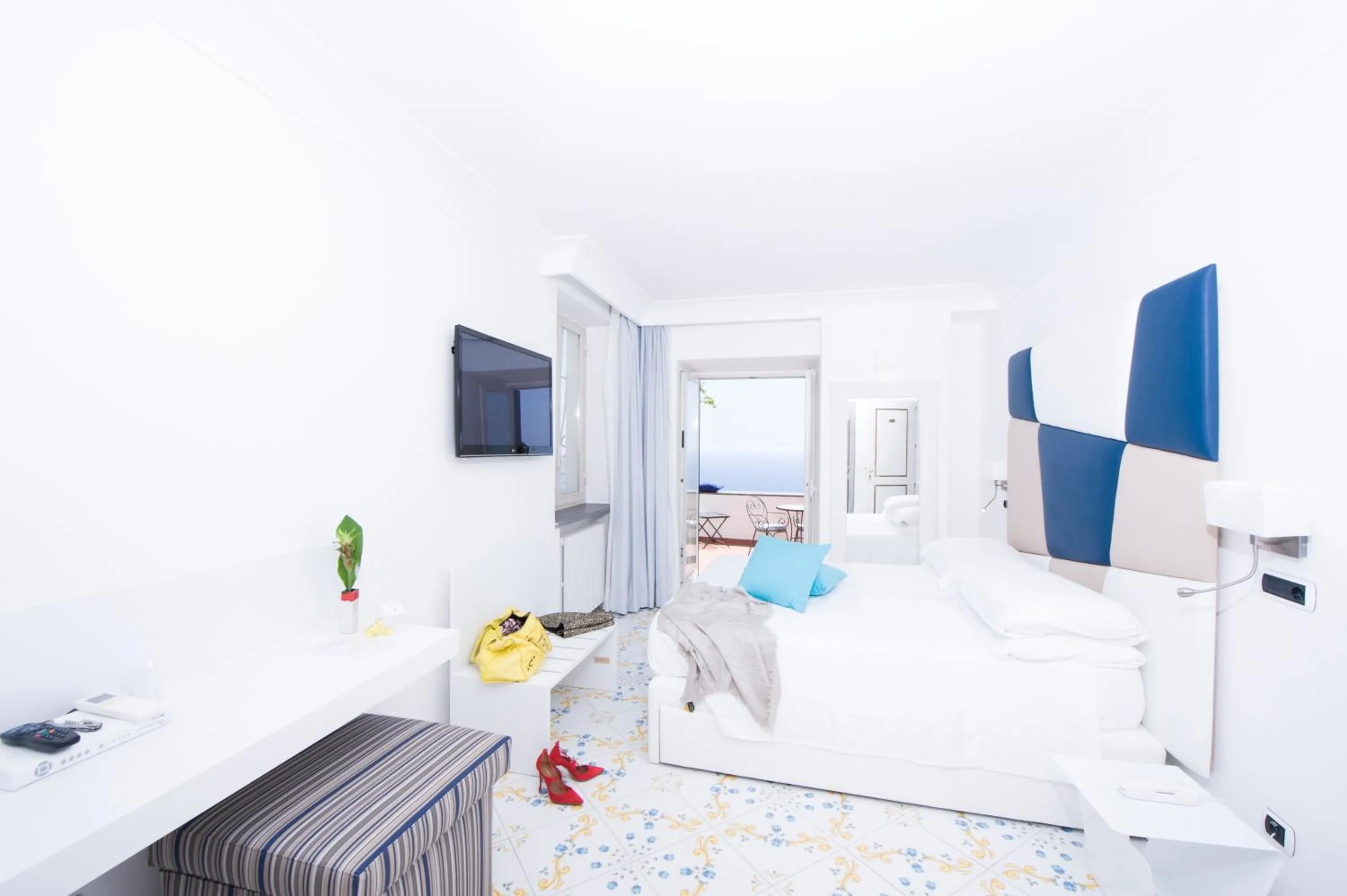 Bedroom, Bed in Hotel Villa Felice Relais