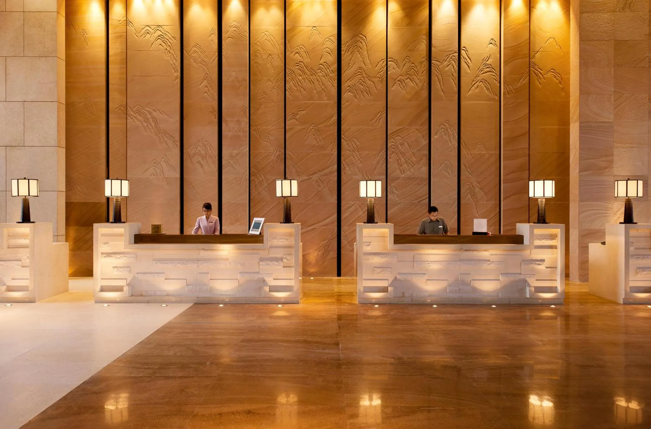 Lobby or reception in Wanda Realm Resort Sanya Haitang Bay