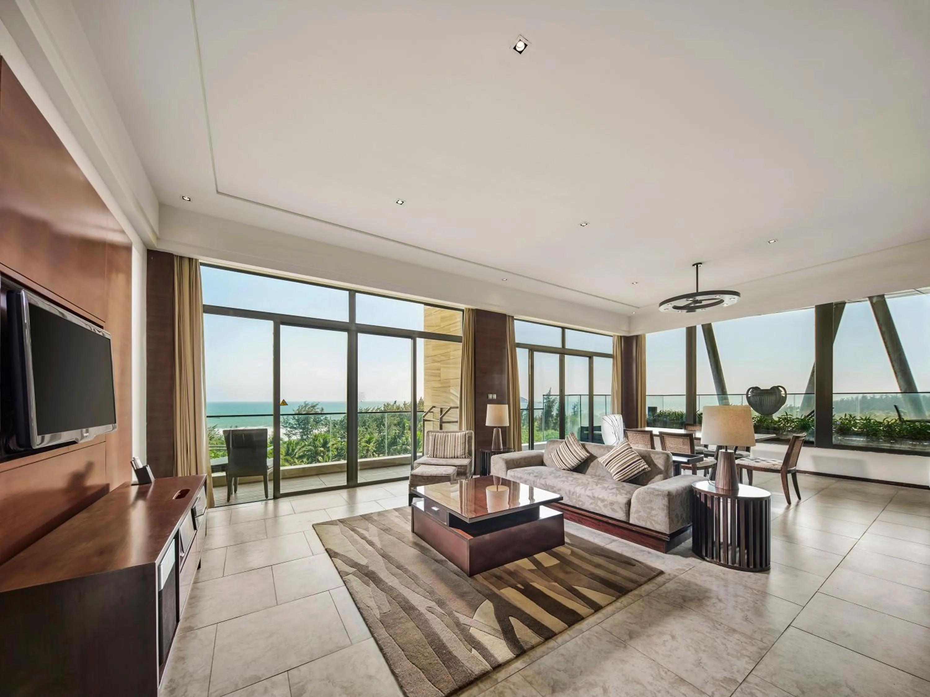 Living room in Wanda Realm Resort Sanya Haitang Bay