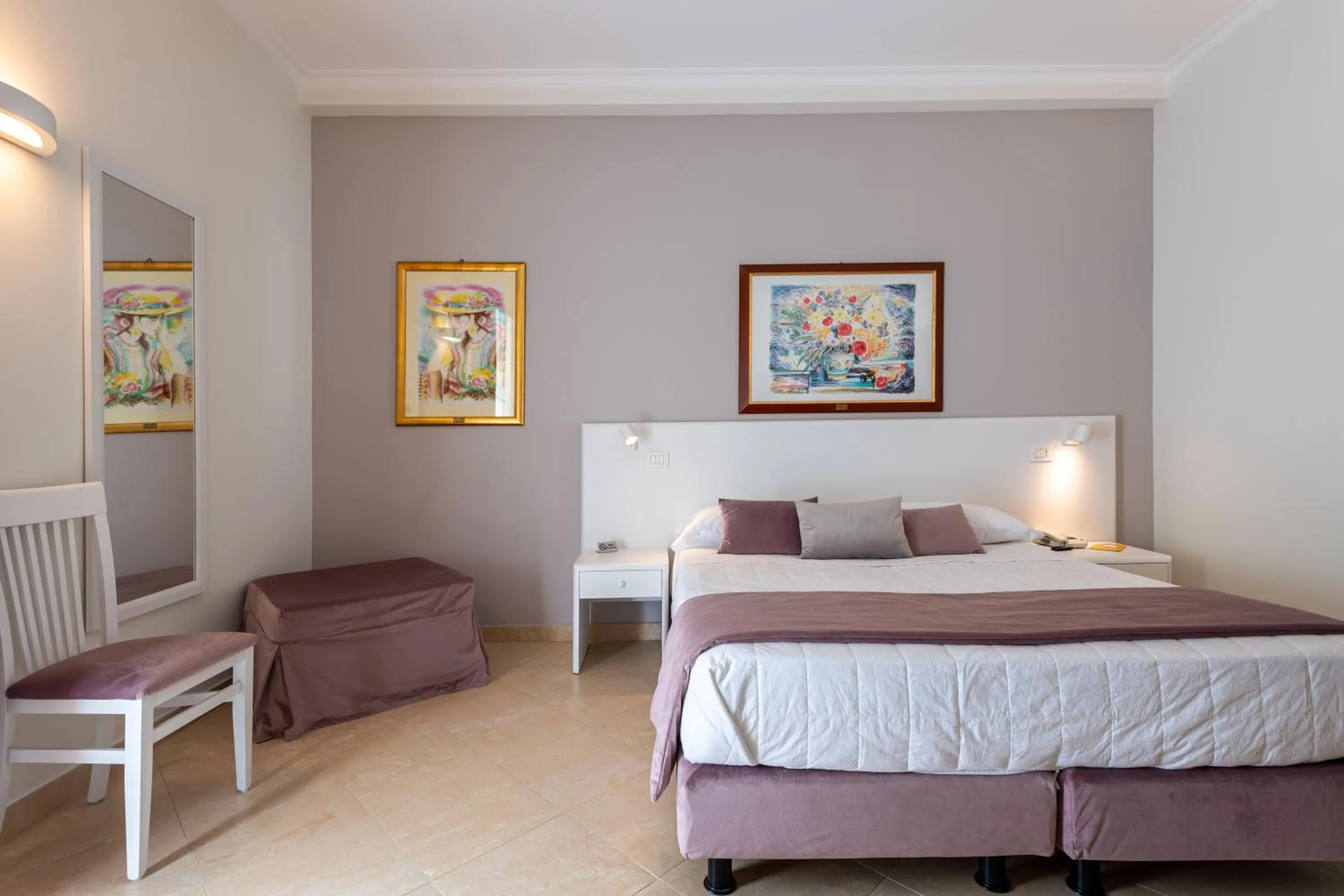 Bed in Hotel Centrale Spa & Relax