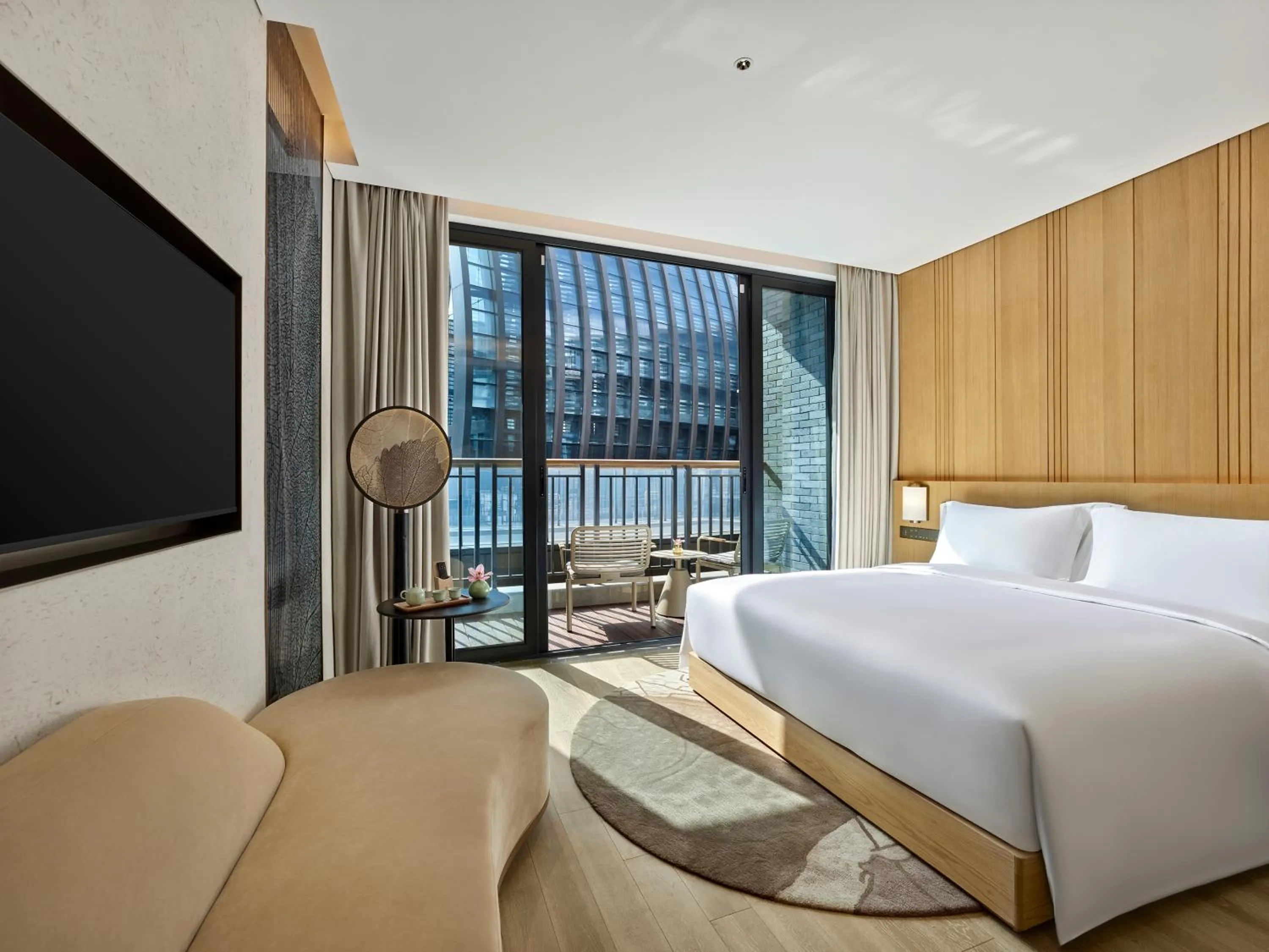 Bed in Garrya Huzhou Lucun