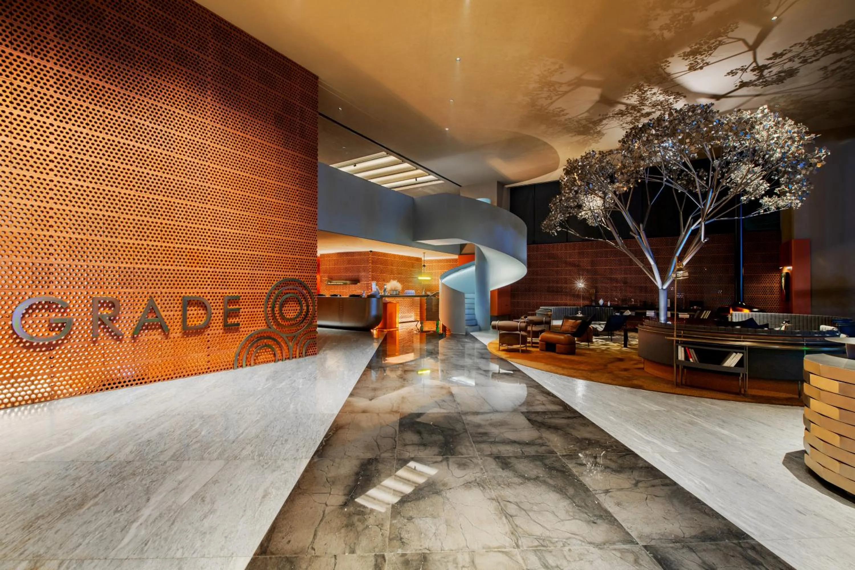 Lobby or reception in Grade Hotel Shenzhen Shekou Sea World